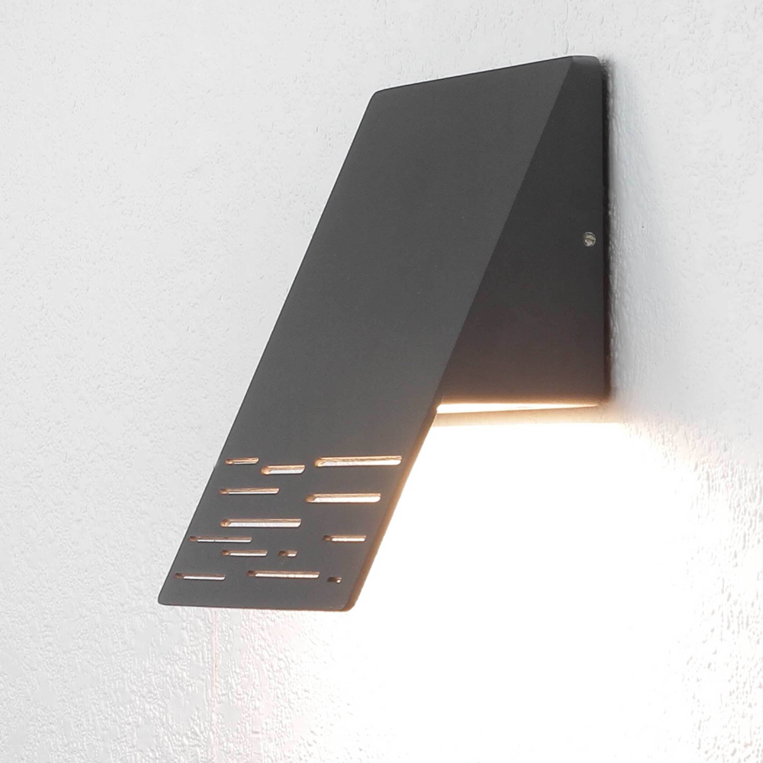 Applique murale d'extérieur moderne LED anthracite