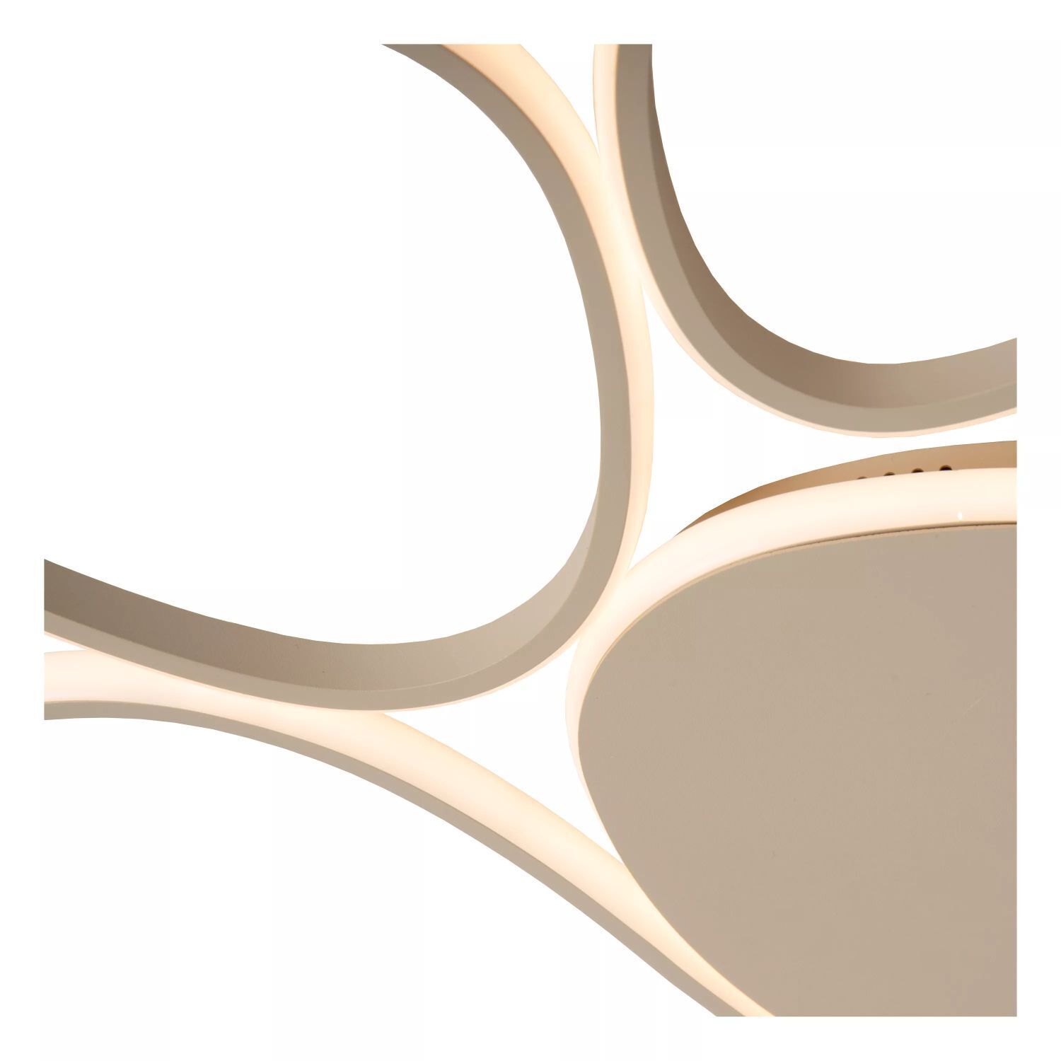 LED Deckenlampe Taupe Metall L:90 cm 72 W 2700-4000 K Geweih