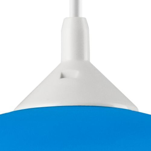 Lampe de chambre d'enfant THORLEY bleu rond fille