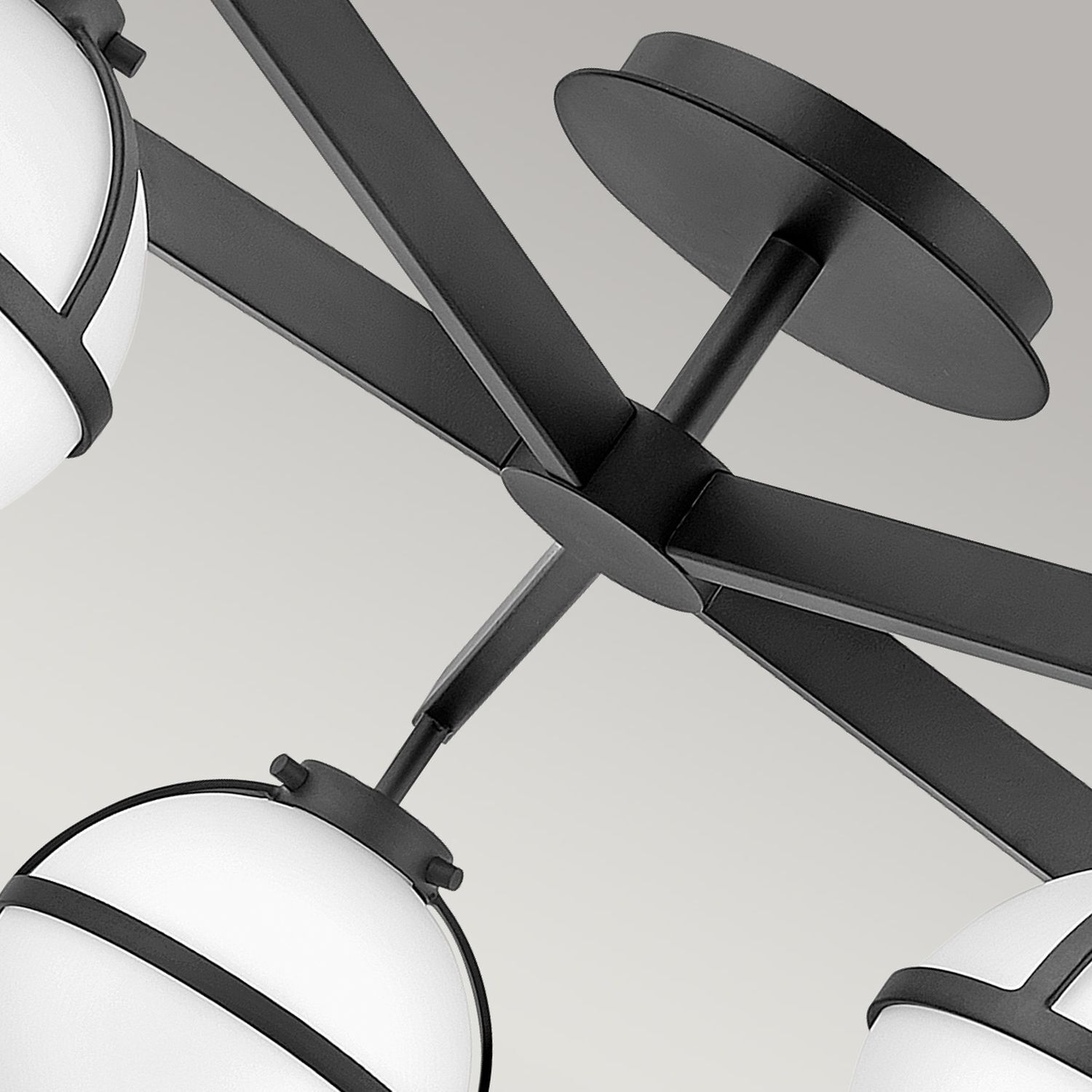 lampen, deckenleuchte, mehrfachlampe, metallrahmen, grau