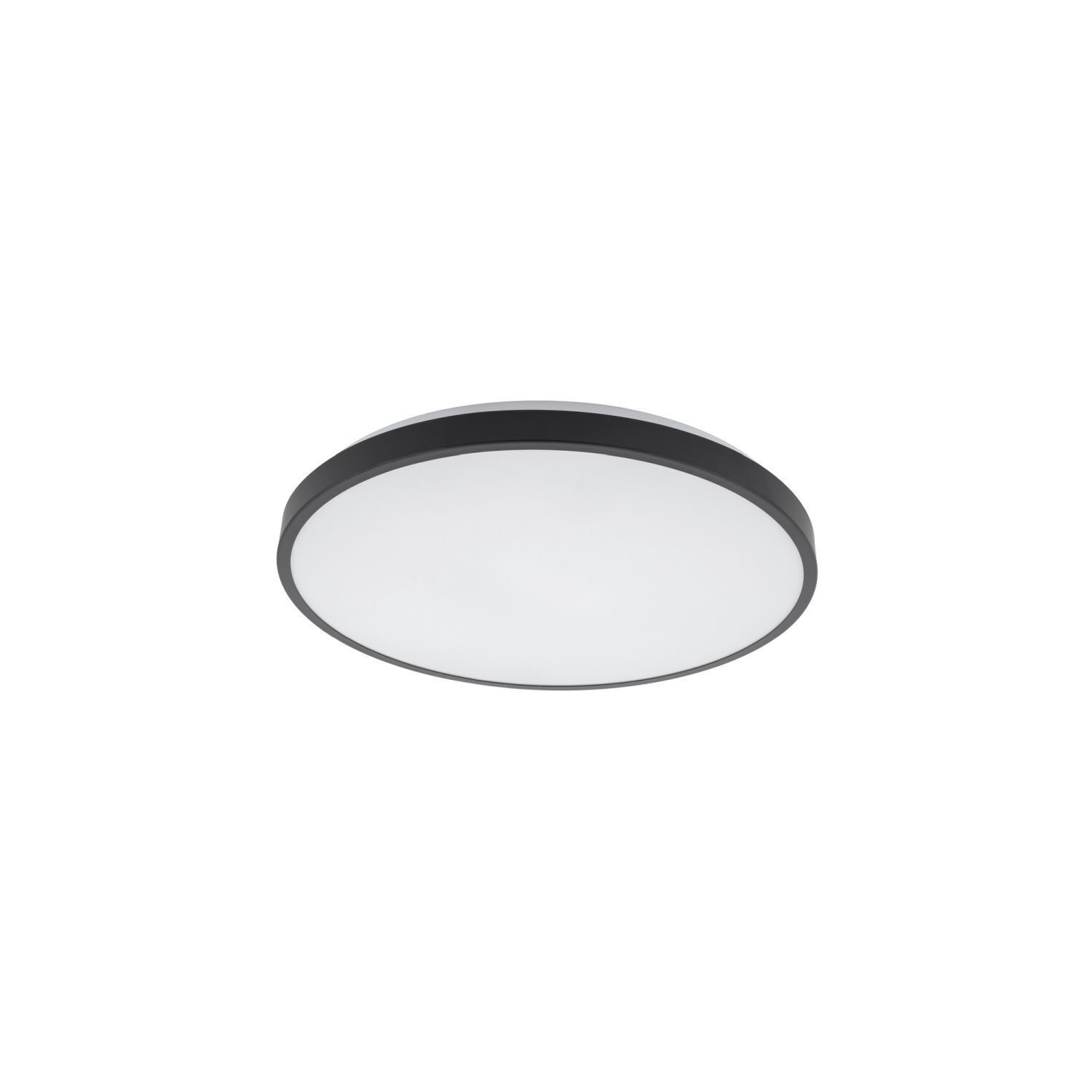Plafonnier rond à LED noir métal 4000 K Ø38,5 cm Deckenleuchte, Leuchte