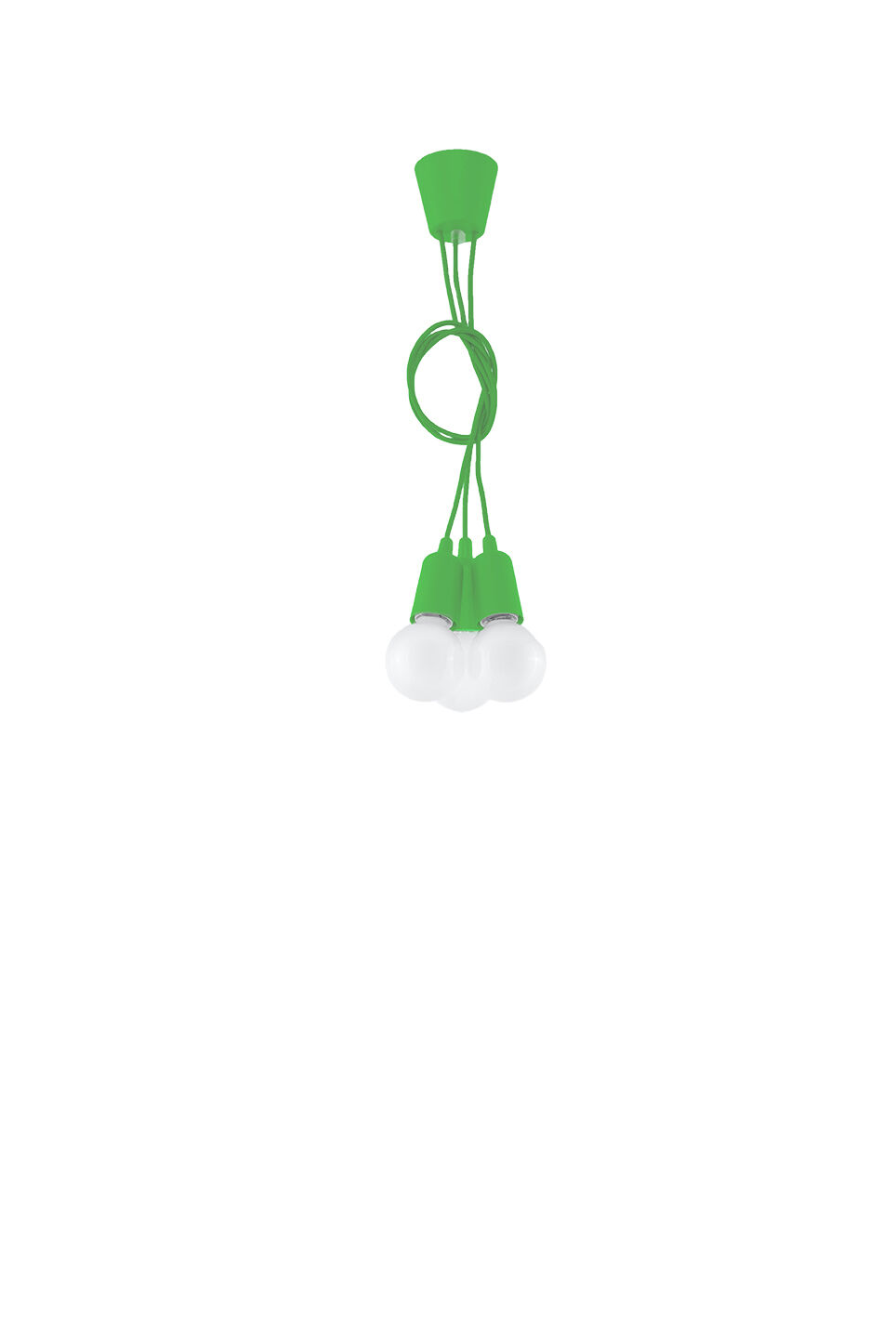 Suspension NESSA Vert réglable jusqu'à 90cm Rétro