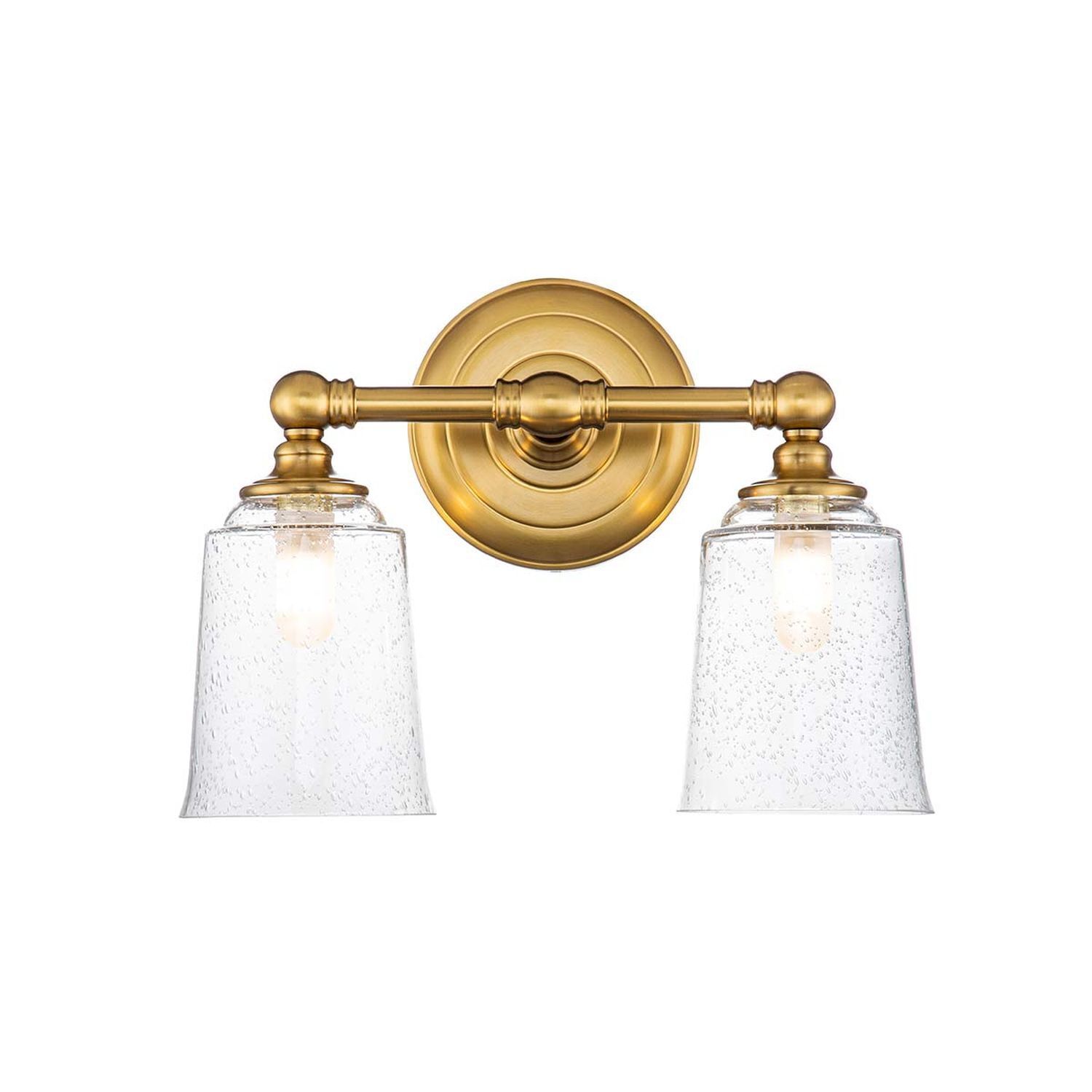 Applique salle de bain LED G9 IP44 L : 33 cm en laiton