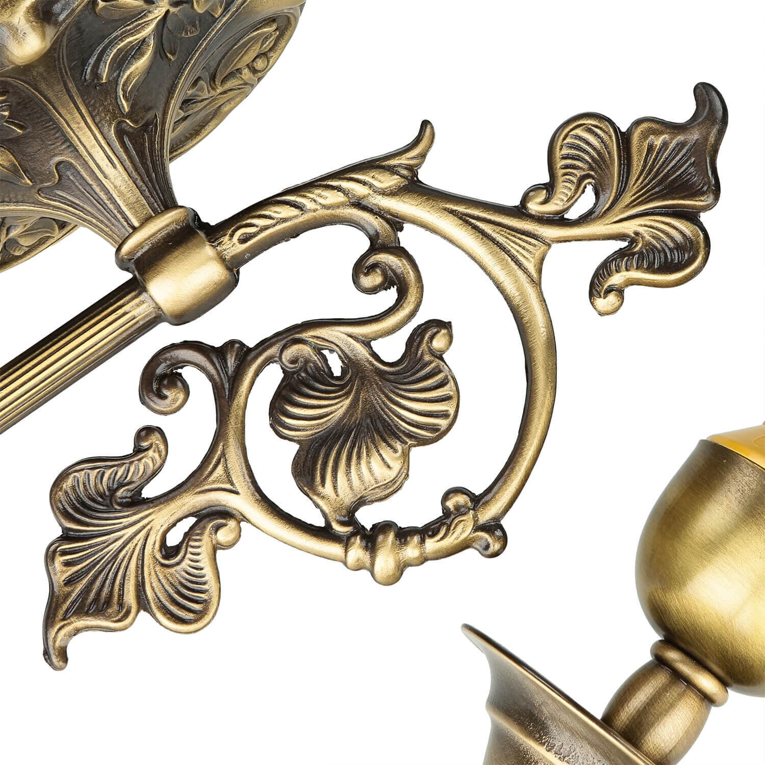 Applique Simona Blanc Bronze