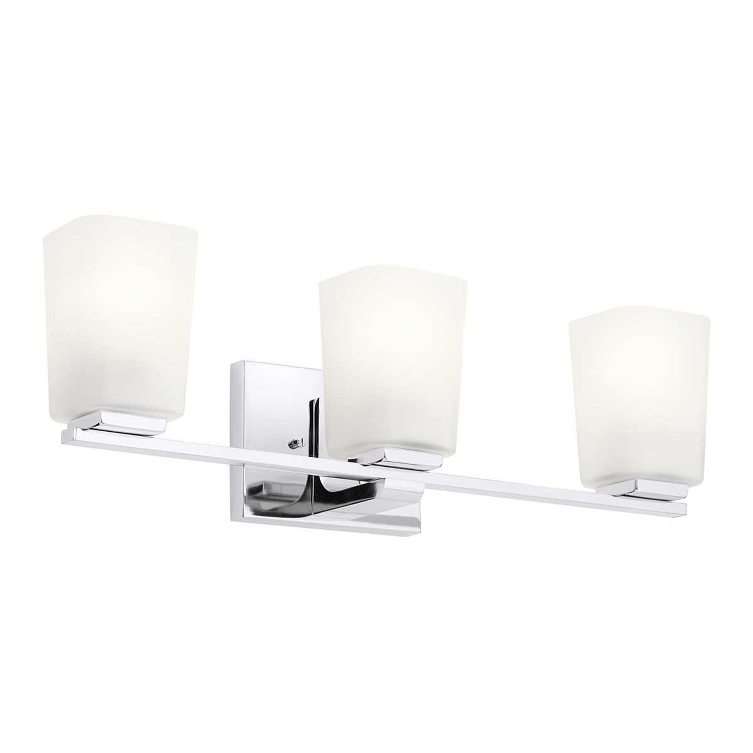 Applique salle de bain LED G9 IP44 3000 K verre métal L : 58,4 cm