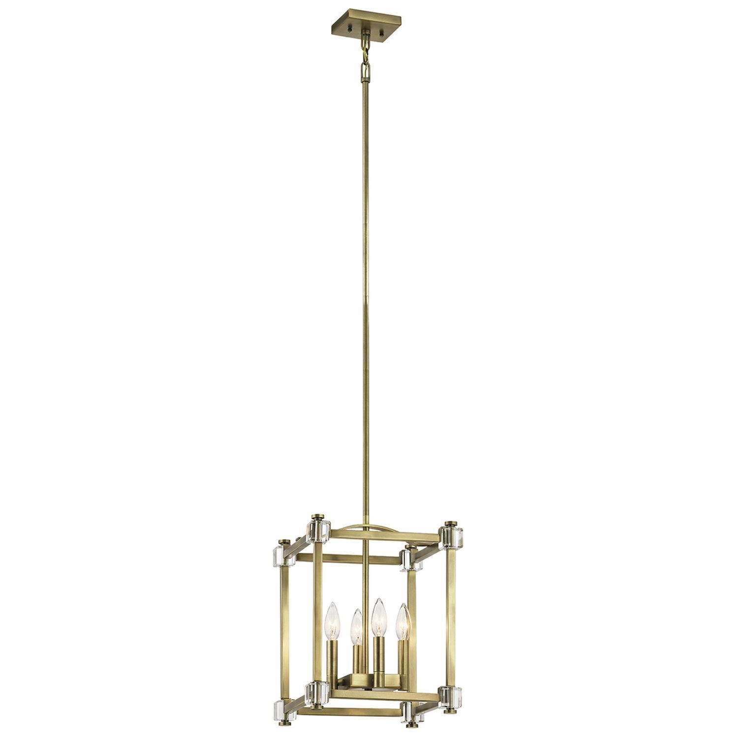 Lampe à suspendre métal en laiton réglable DOMIDI