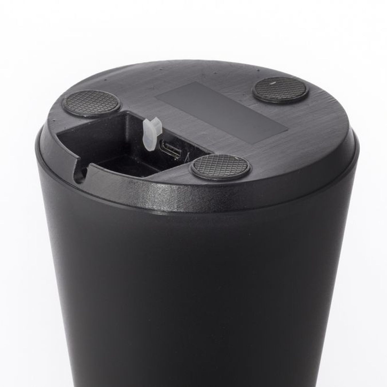 Lampe de table LED rechargeable à intensité variable Touch IP54 noire 28,9 cm Fass