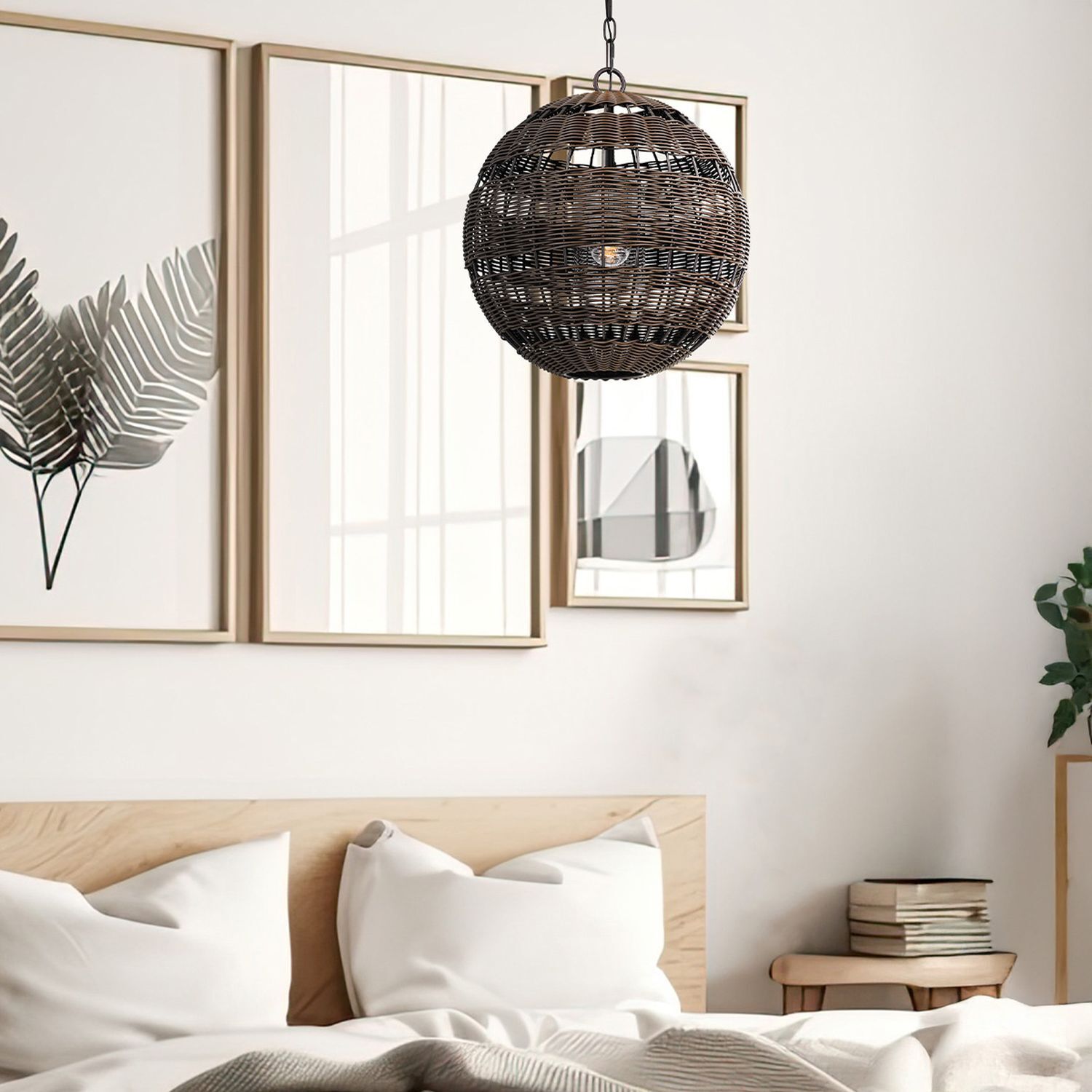 Suspension extérieure abat-jour corbeille E27 IP44 en bronze foncé Innenarchitektur, Inneneinrichtung, Kissen, Lampe, Kronleuchter