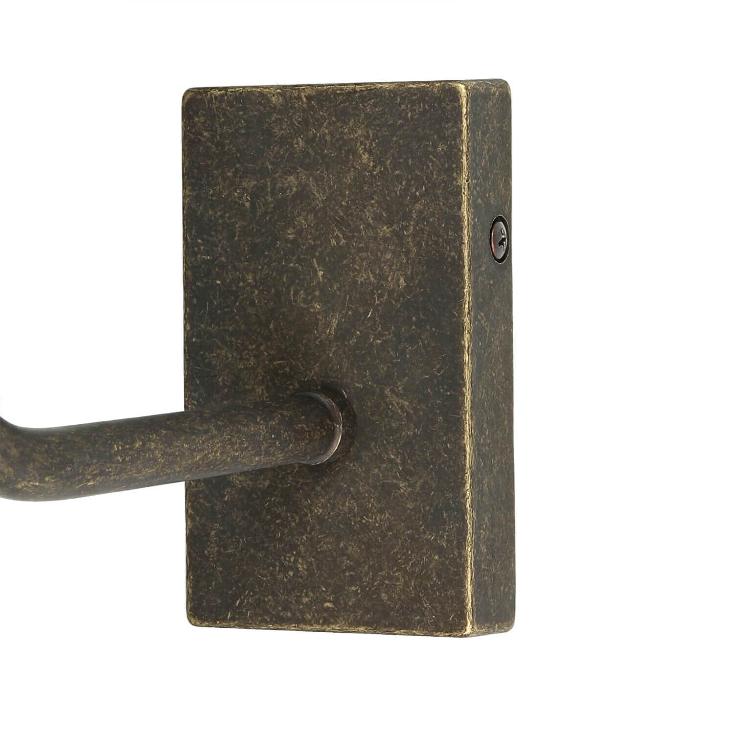 Messing Wandleuchte E27 Beige Stoff Schirm