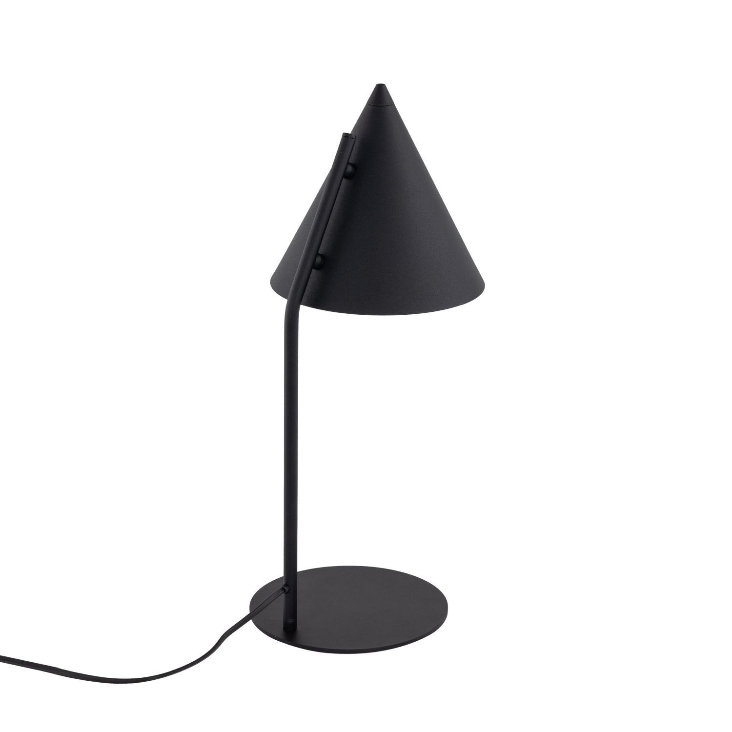 Lampe de table noir hauteur 49 cm métal E27 rétro CODY Lampe, Lampenschirm, Tischlampe