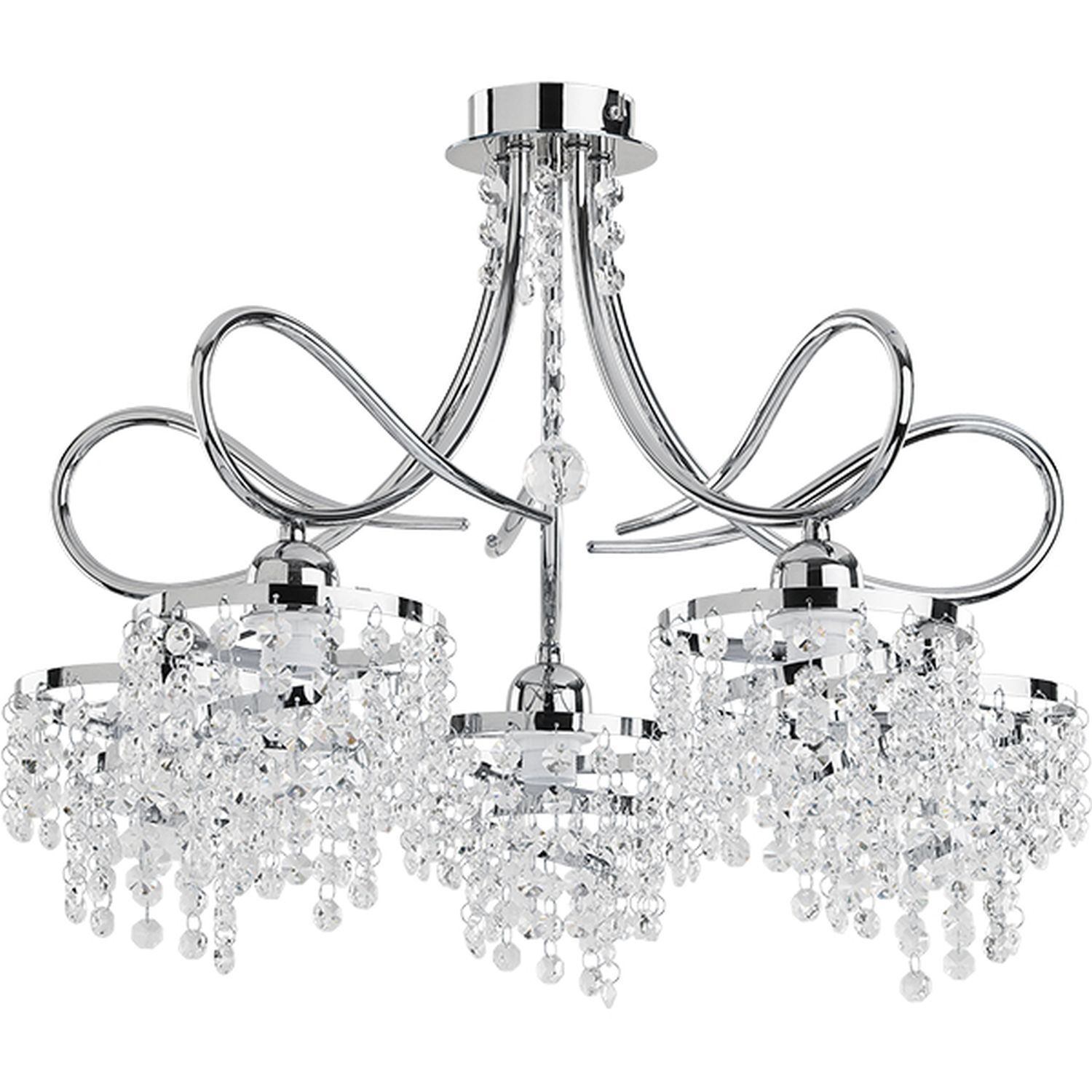 deckenleuchte-badezimmer-lampen-deckenleuchte-kristall-dorsay-5x-e14-bis-10w-chrom-klar-fuer-wohnzimmer-bad-modern-le130581-01 Kronleuchter, Chrom, Kristall, Pendelleuchte, Deckenleuchte