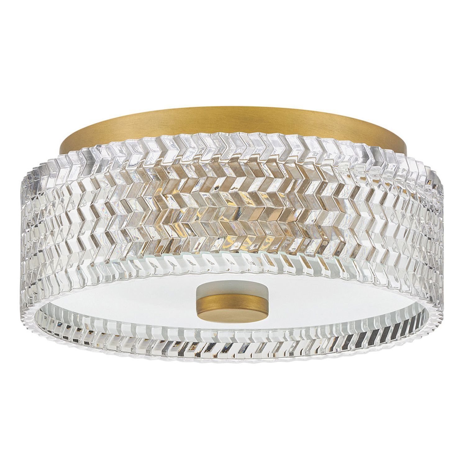 Lampe de plafonnier E27 cristal rond D : 30,5 cm en laiton antique Deckenleuchte, Zubehör, Gürtel