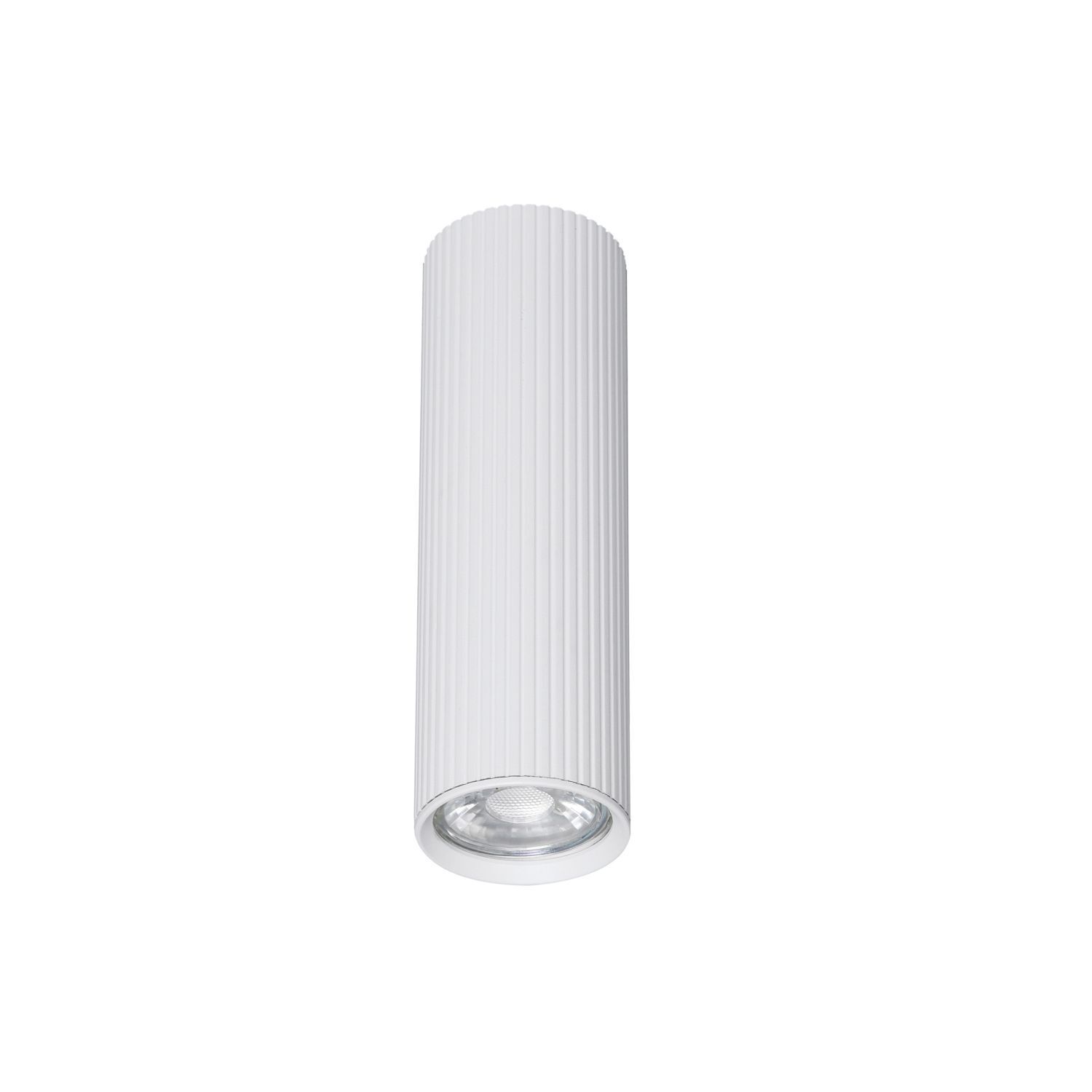 Spot Lampe plafond Blanc Métal GU10 Ø 5,5 cm H : 17 cm Montage apparent Zylinder
