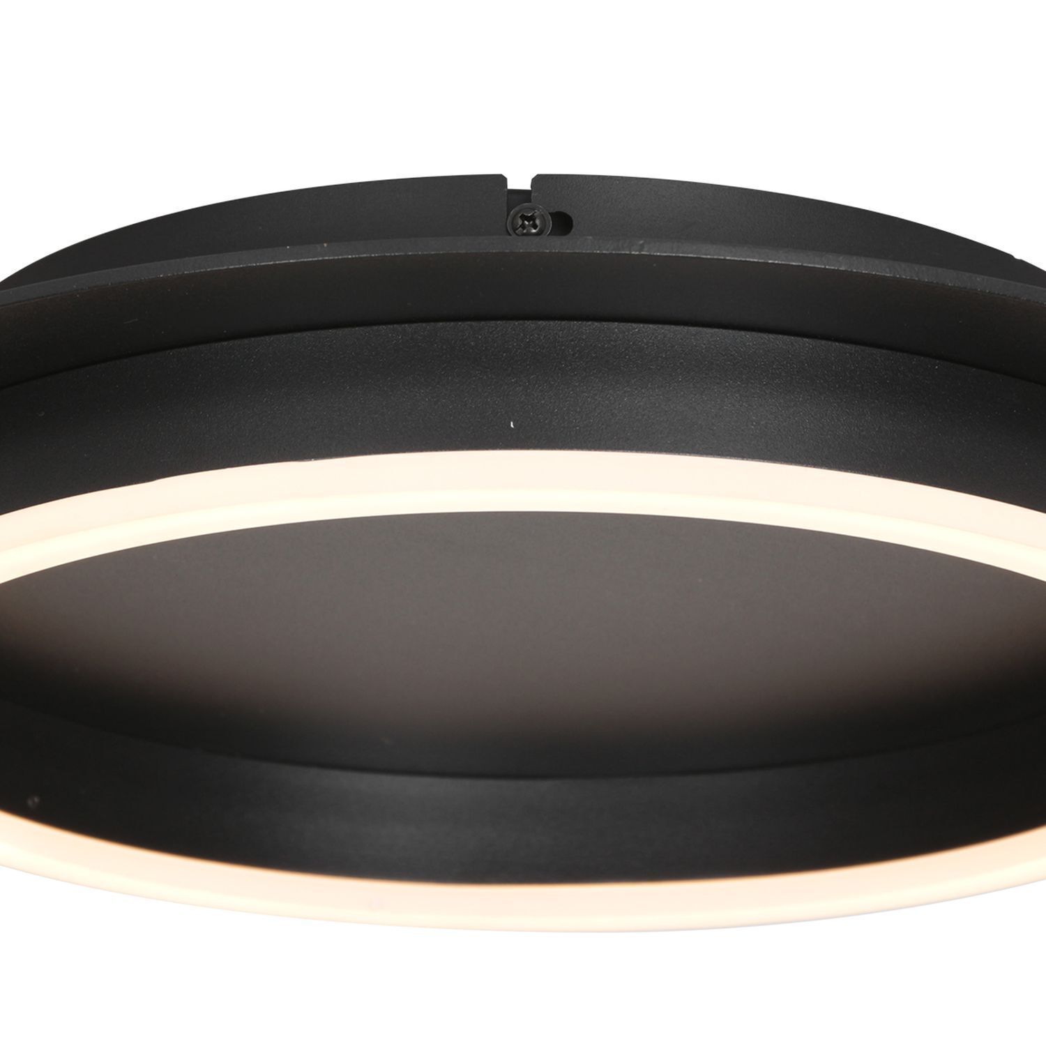 Plafonnier LED métal plastique noir 20 W 2700 K