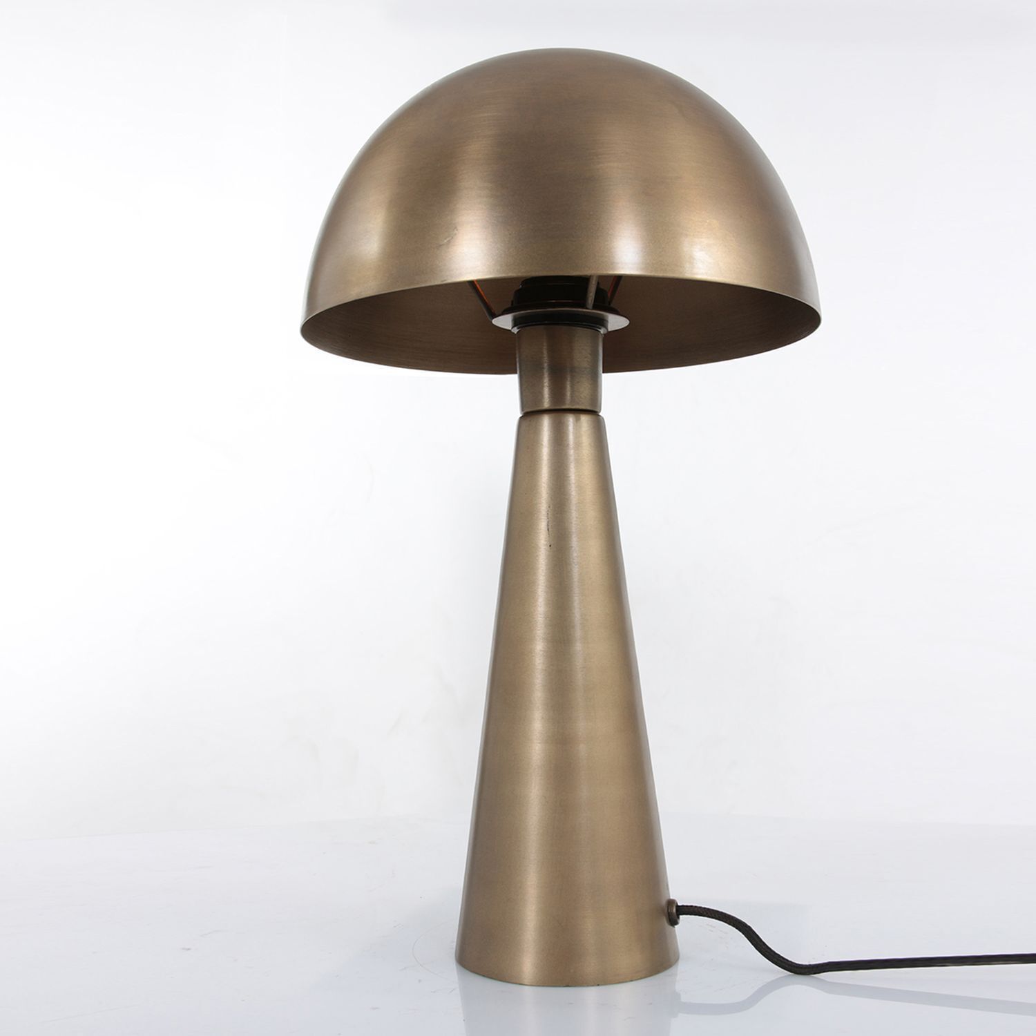 Lampe de table indirecte métal en bronze 42 cm E27 stylé