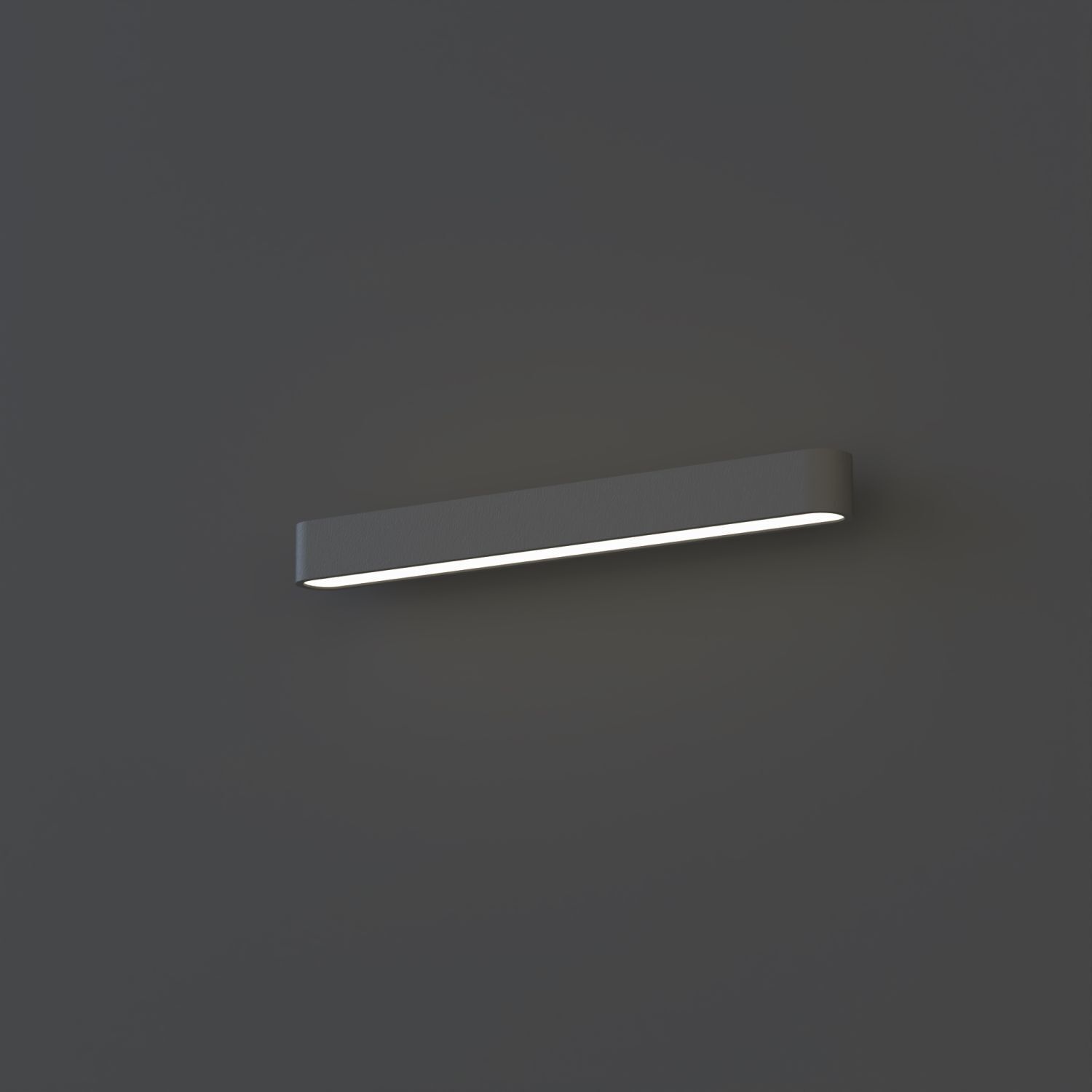 Applique murale Up Down 3000 K 1700 lm T8 LED Aluminium Gris