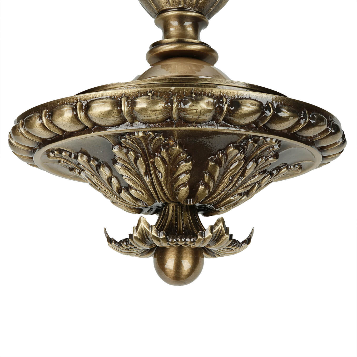 Premium Hängeleuchte Ø84cm 12-Flmg Bronze, Leuchte, Deckenventilator, Gerät, Elektrisches Gerät