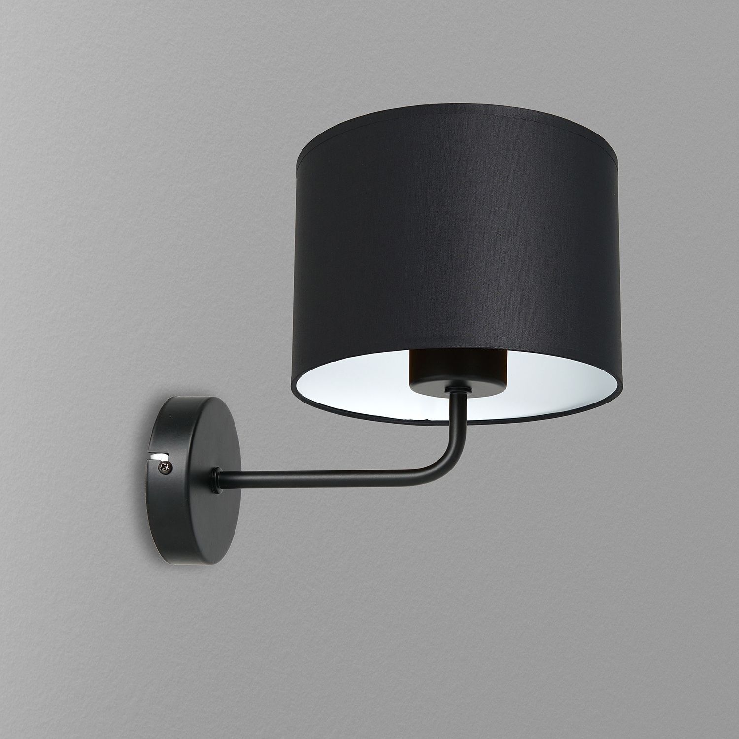 Applique Noir Blanc Tissu Métal H:23 cm confortable
