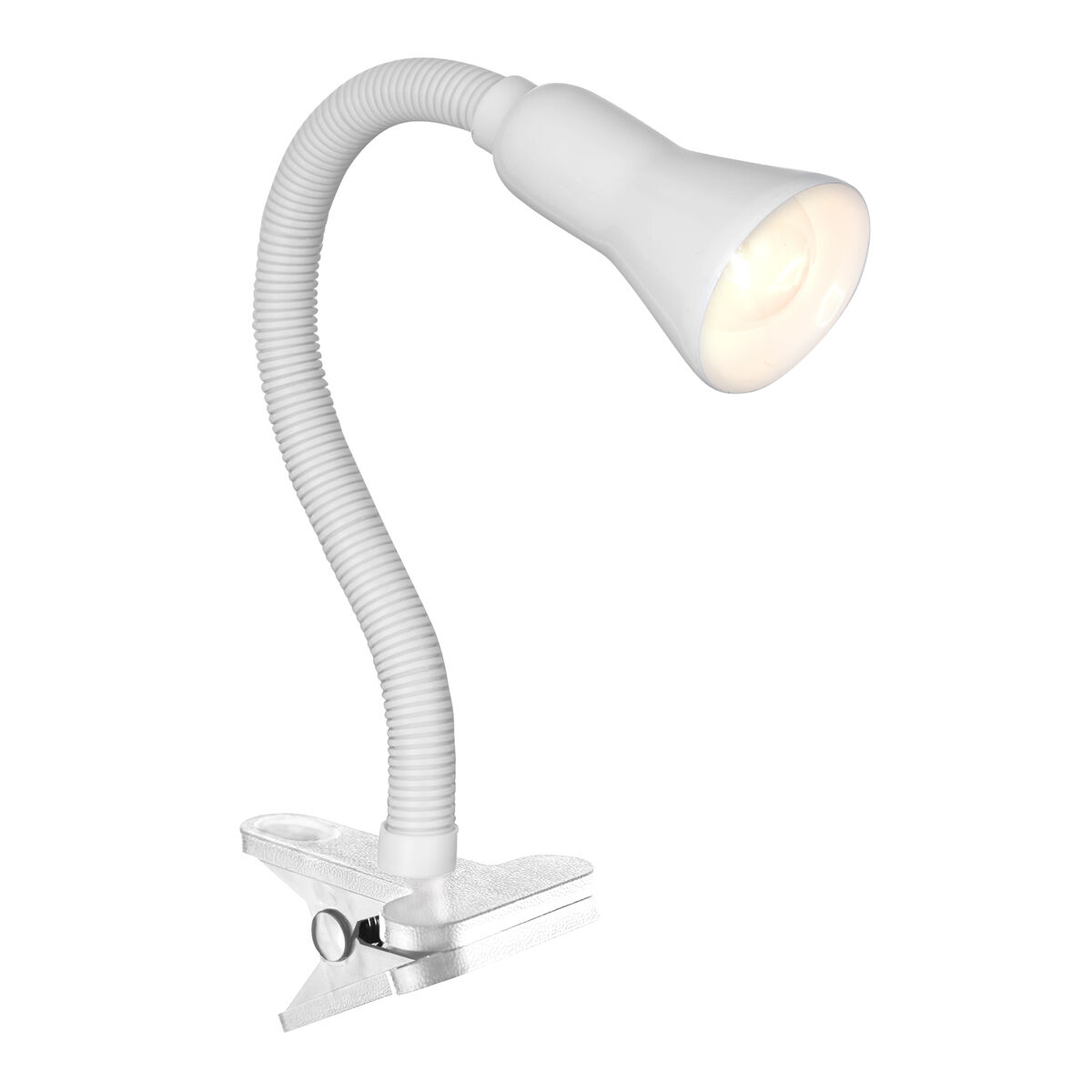 Lampe à pince intemporelle en blanc