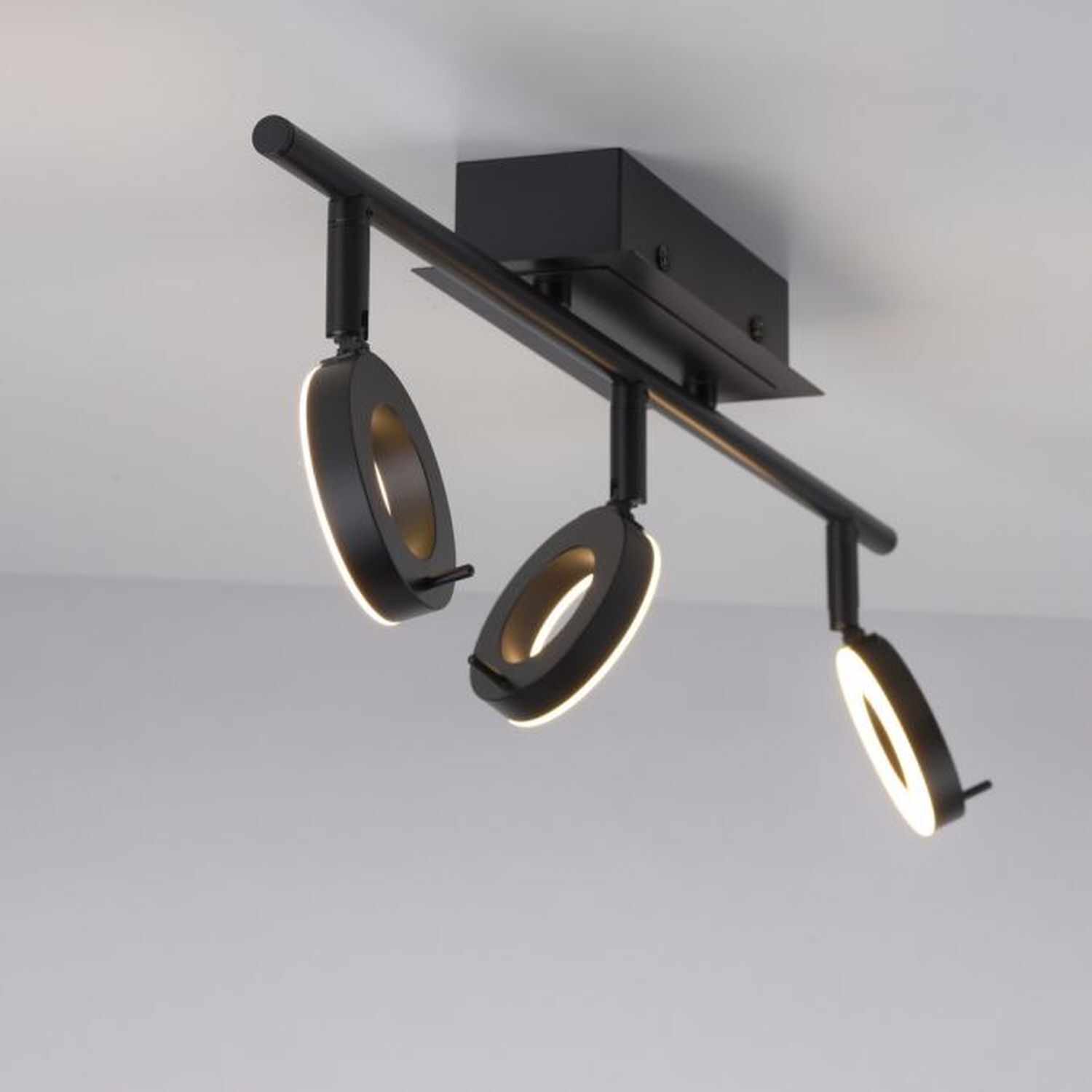 Flexibler LED Deckenspot Anthrazit IP44 67 cm blendarm Beleuchtung, Leuchte, Deckenleuchte