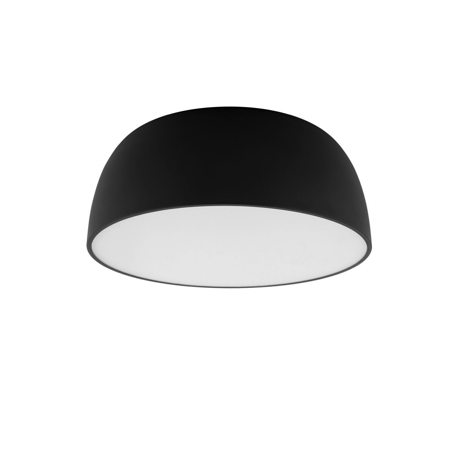Plafonnier Métal Noir Confortable E27 Ø38 cm 3-flmg