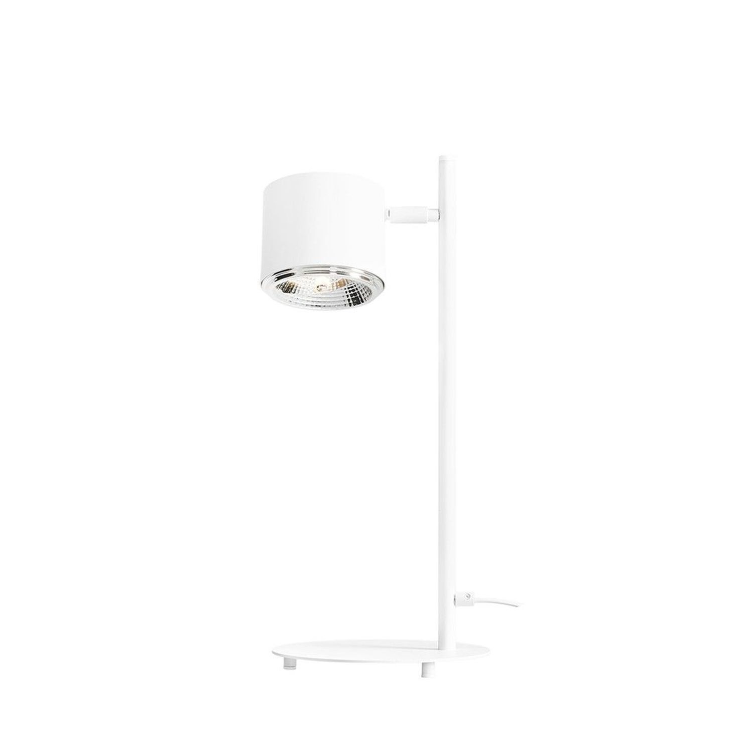 Lampe de bureau réglable GU10 47 cm en blanc