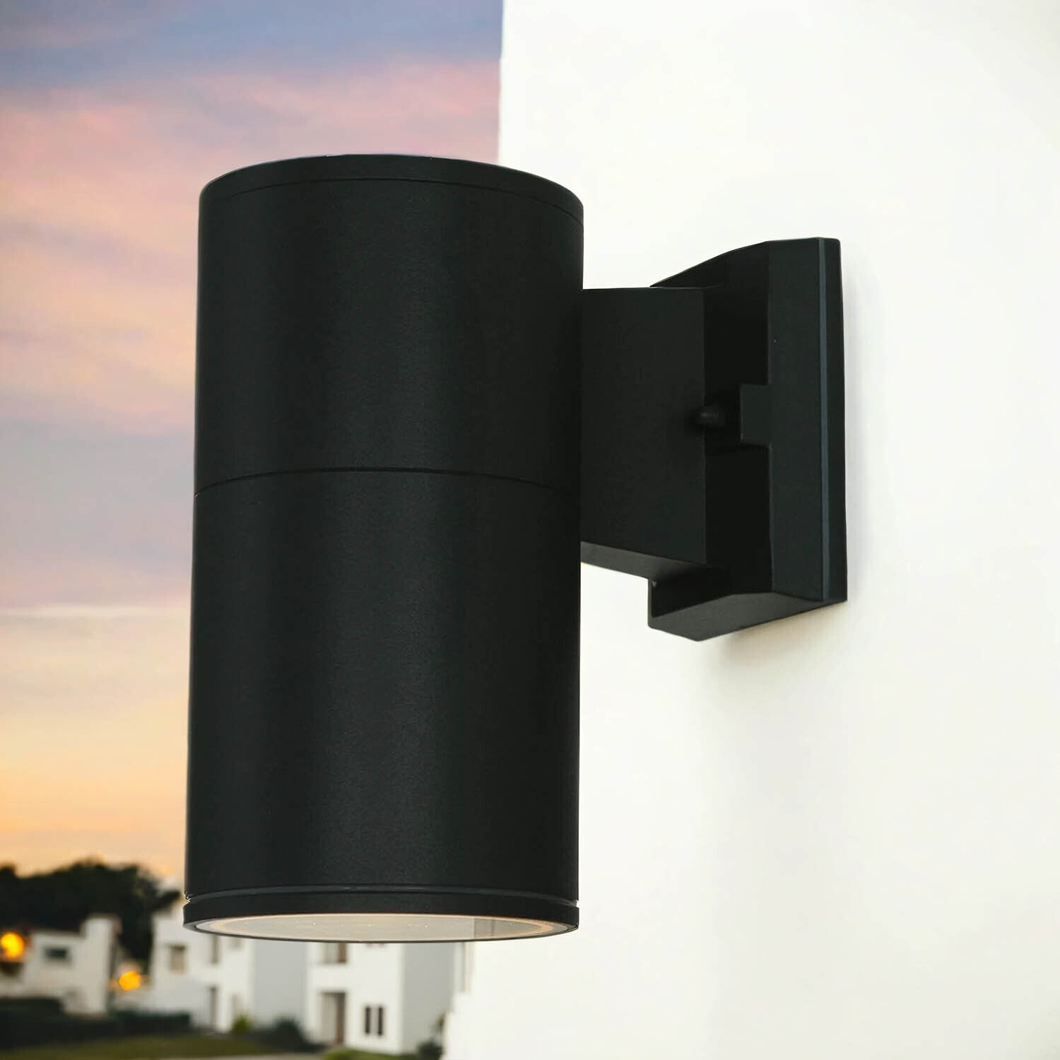 Außen Wandleuchte Anthrazit IP44 E27 Ø11cm H:21cm Außen Wandleuchte Anthrazit IP44 E27 Ø11cm H:21cm