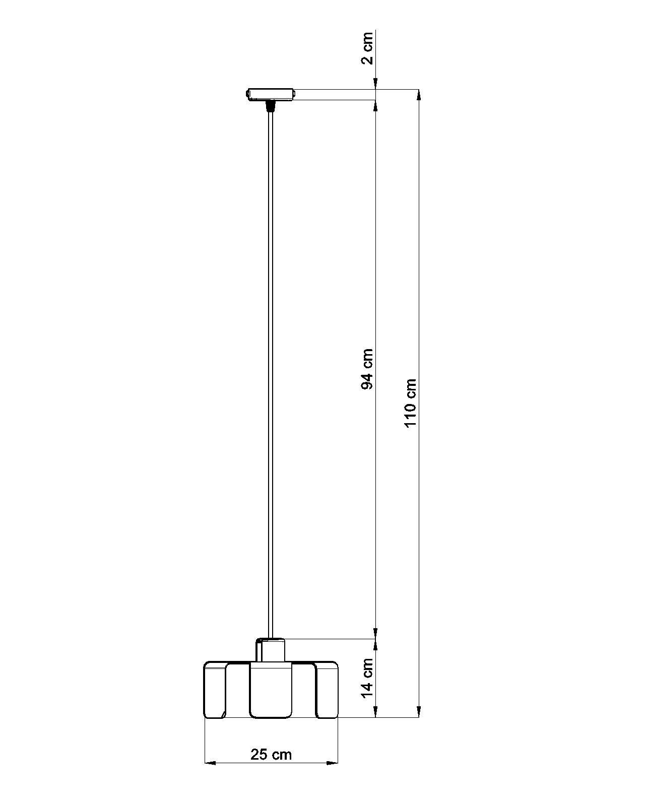 Lampe à suspendre métal blanc Ø25cm Moderne E27 Lampe à suspendre