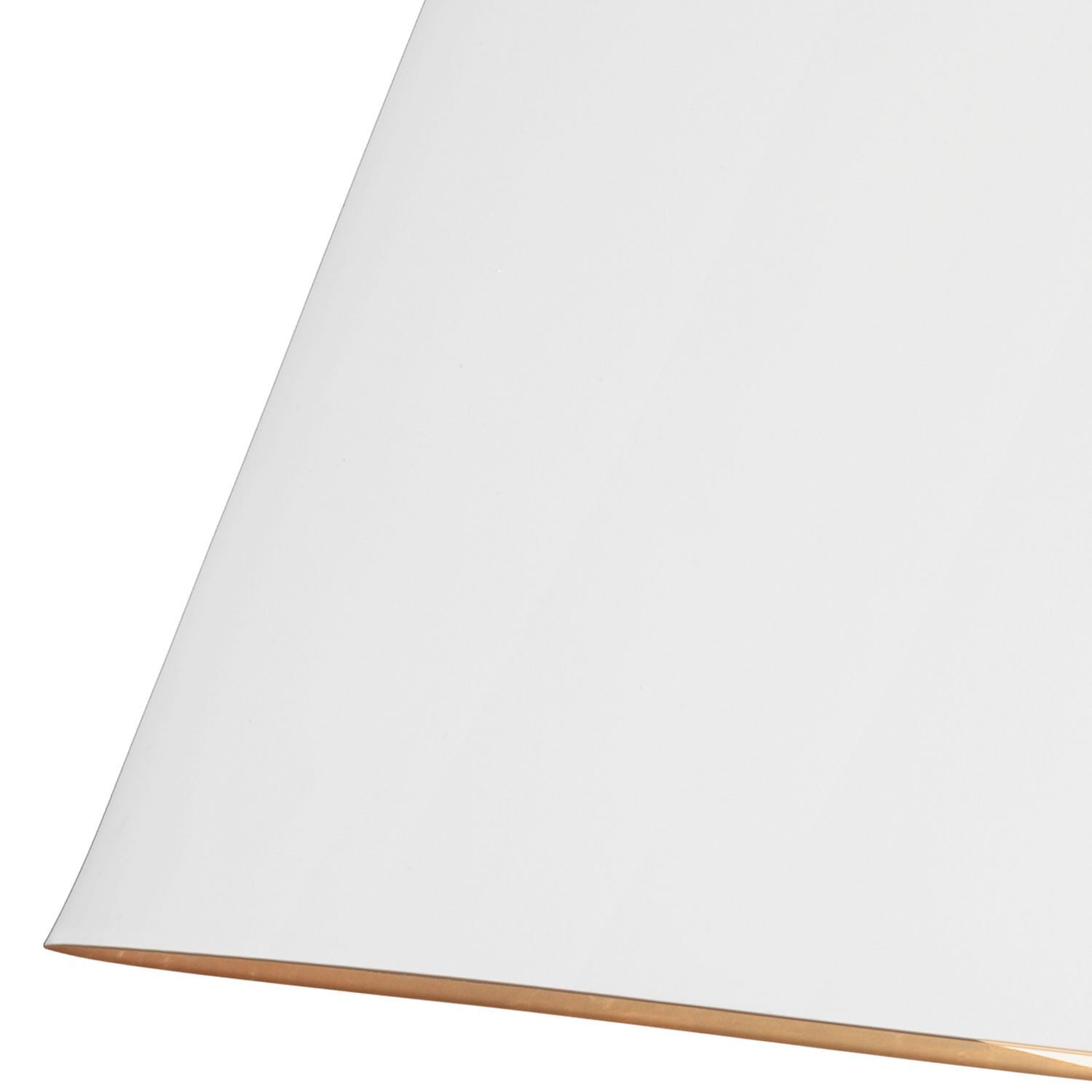 Plafonnier rond blanc or Moderne ajustable