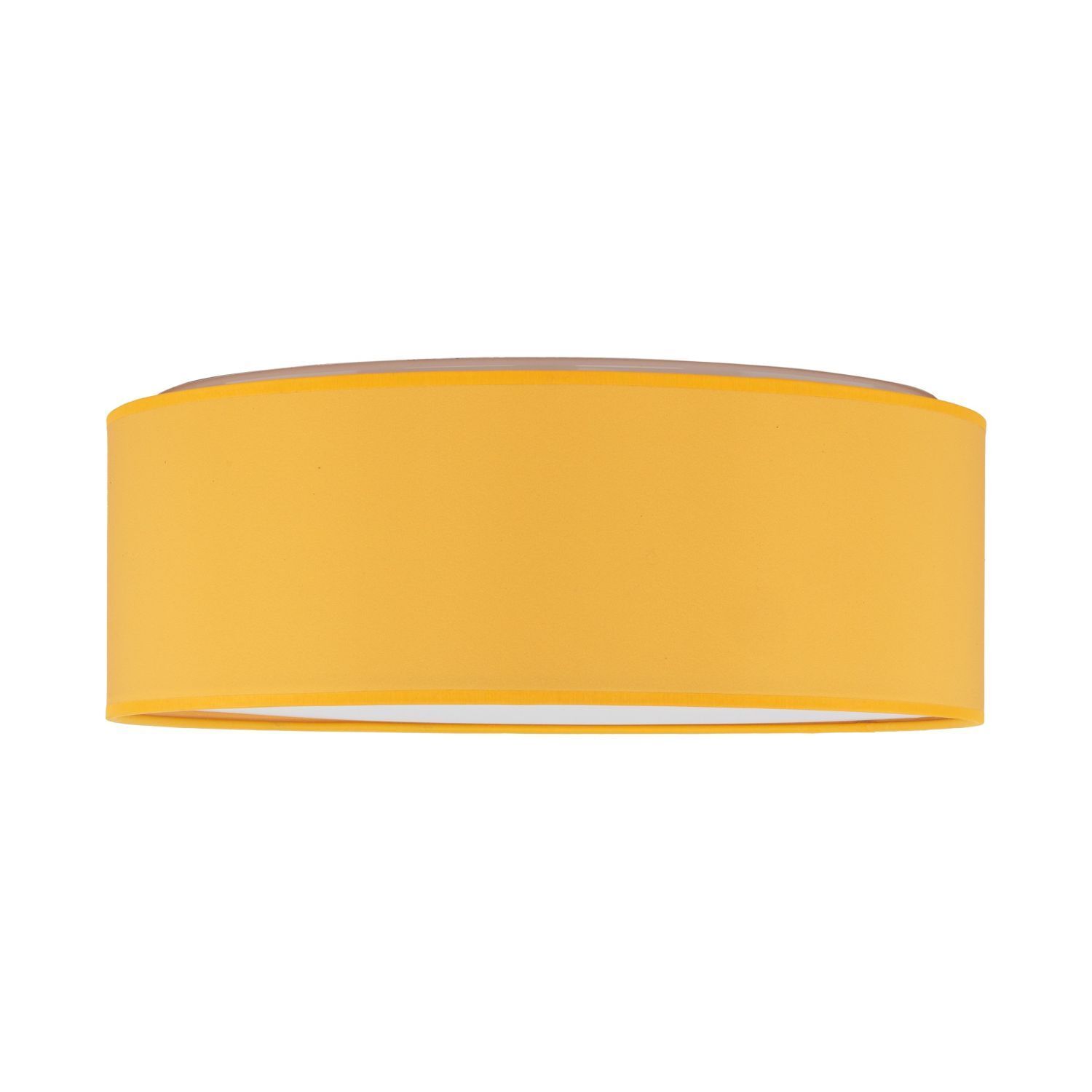 Lampe de plafond chambre d'enfant jaune ronde Ø 38 cm tissu 4x E27 Deckenleuchte