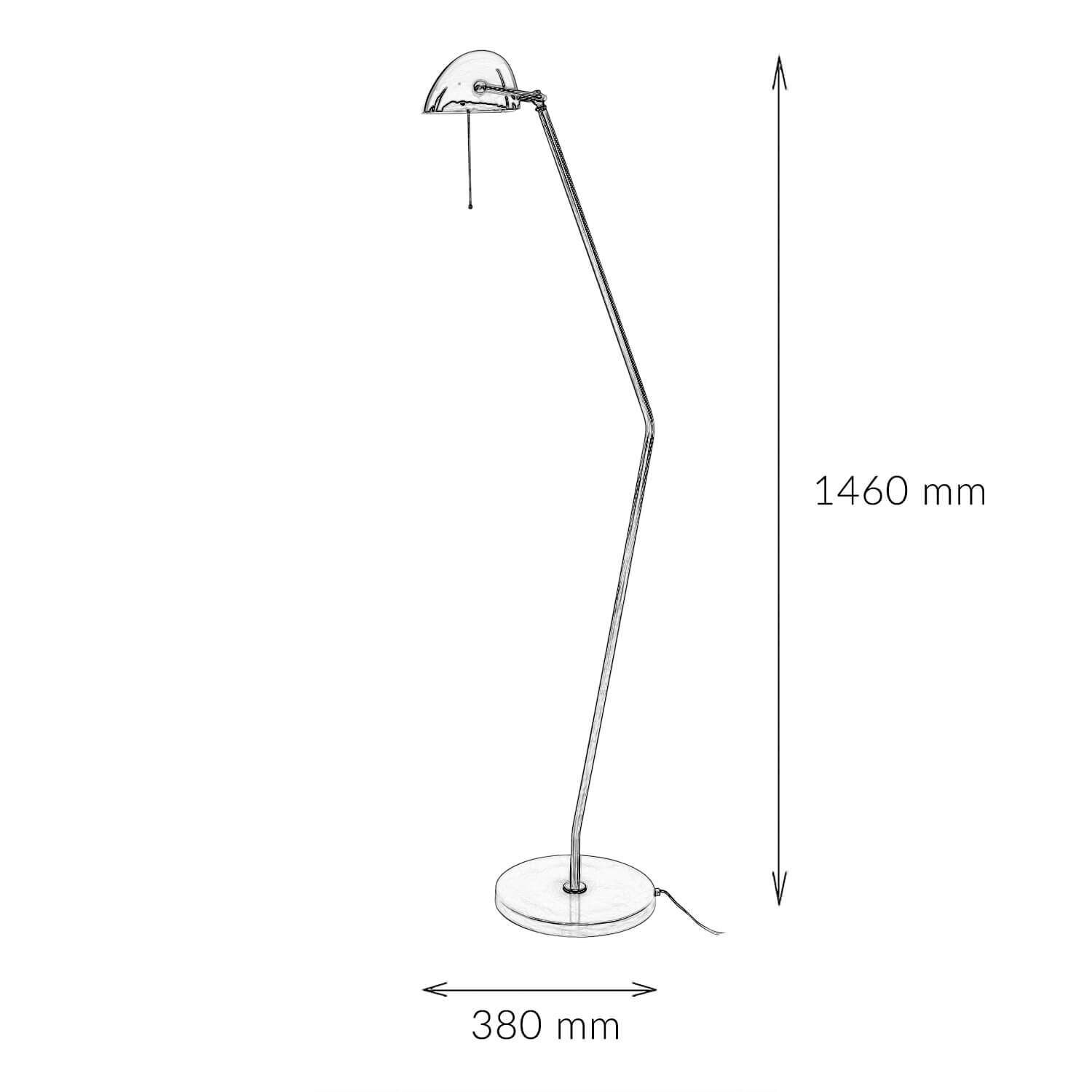 XXL Lampe de banquier laiton verre salon MINISTERO Lampe, Lampenschirm