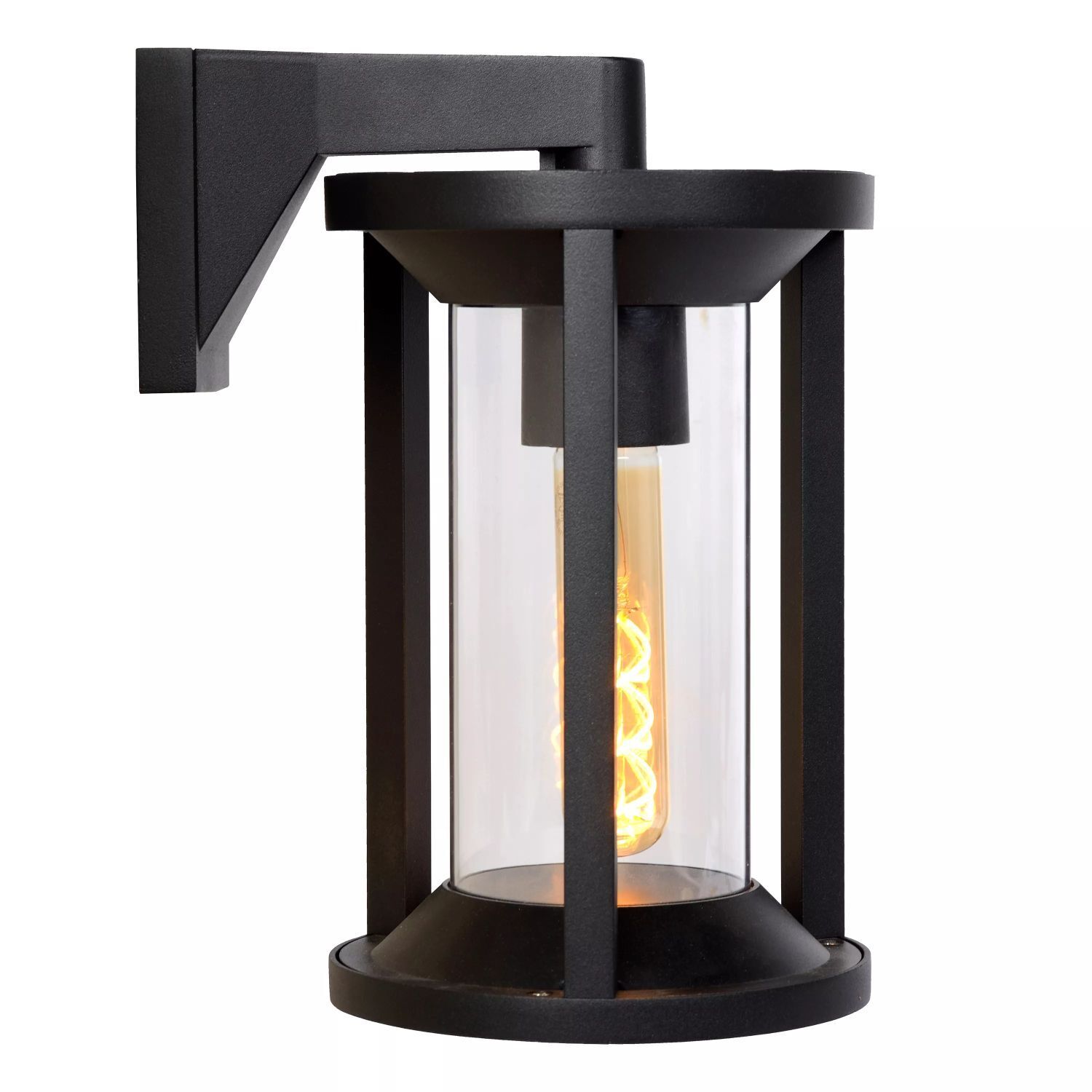 Außenwandleuchte Aluminium Schwarz IP65 Terrasse Haus Lampe