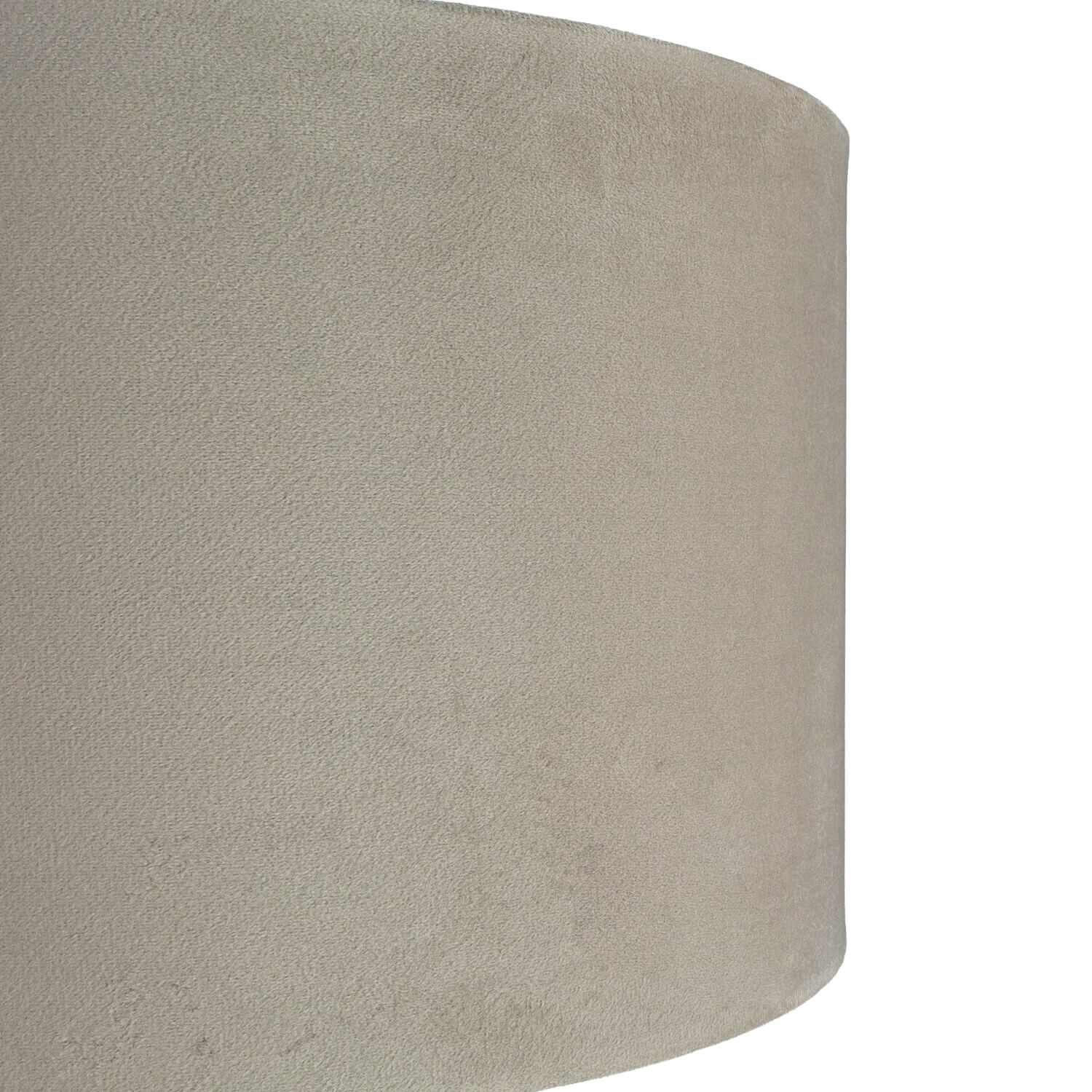 Abat-jour velours taupe argent D : 38 cm pour lampe à suspendre Lampe, Lampenschirm