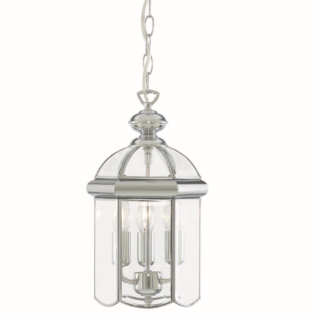 Lampe à suspendre classique en chrome