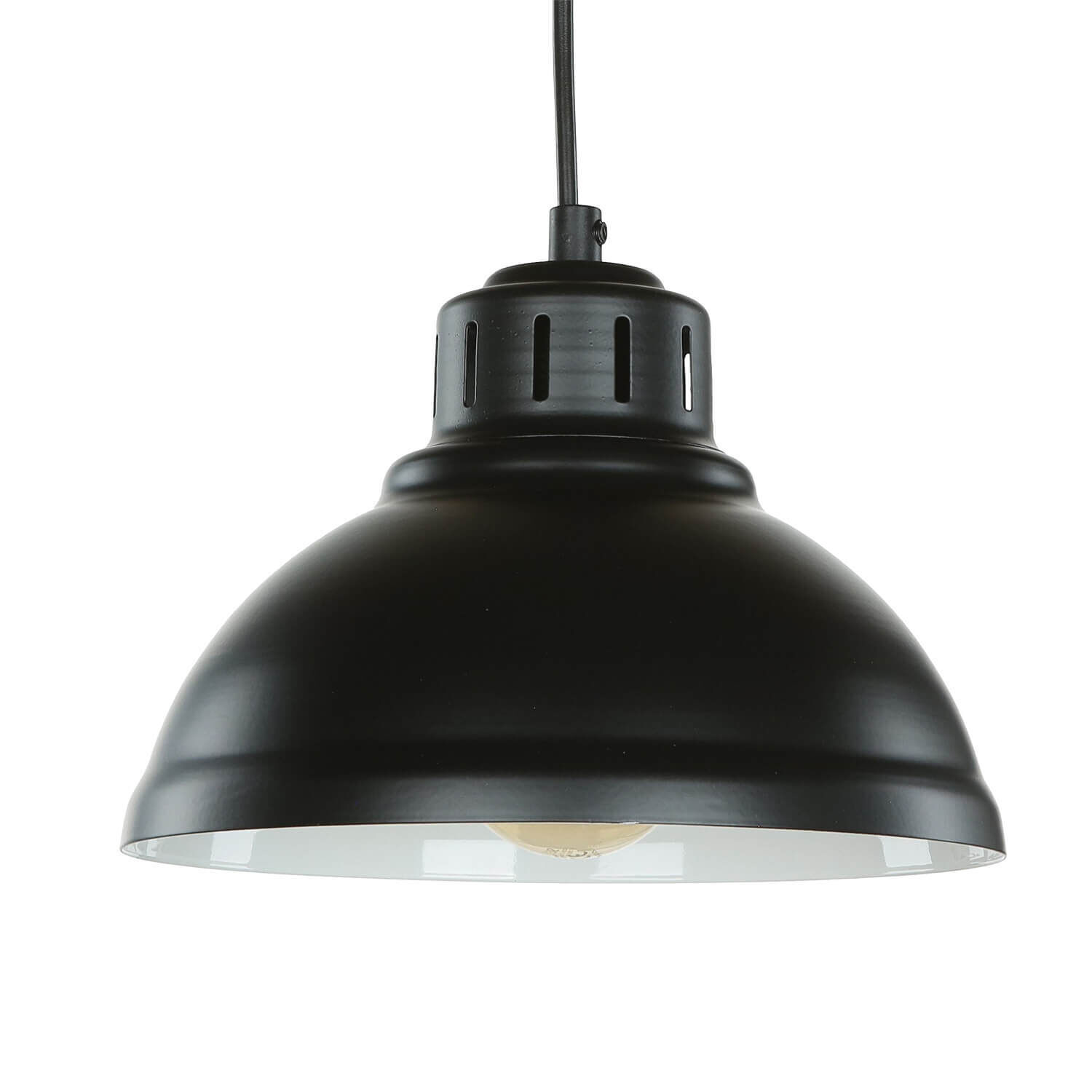 Lampe à suspendre SVEN en noir 3-flmg