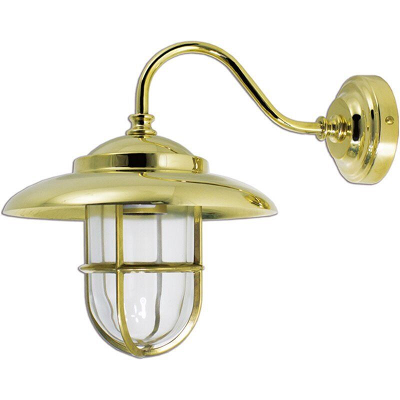Applique extérieure laiton Maritim IP43 cour maison