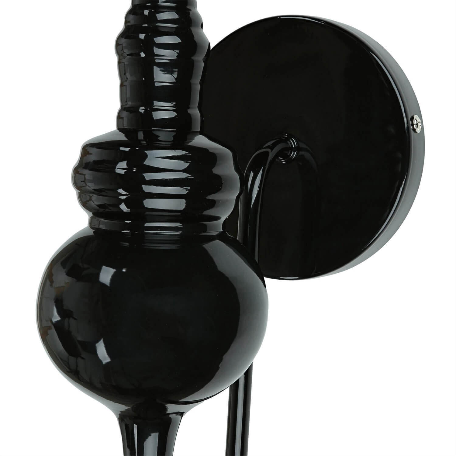 Applique murale design noir et or