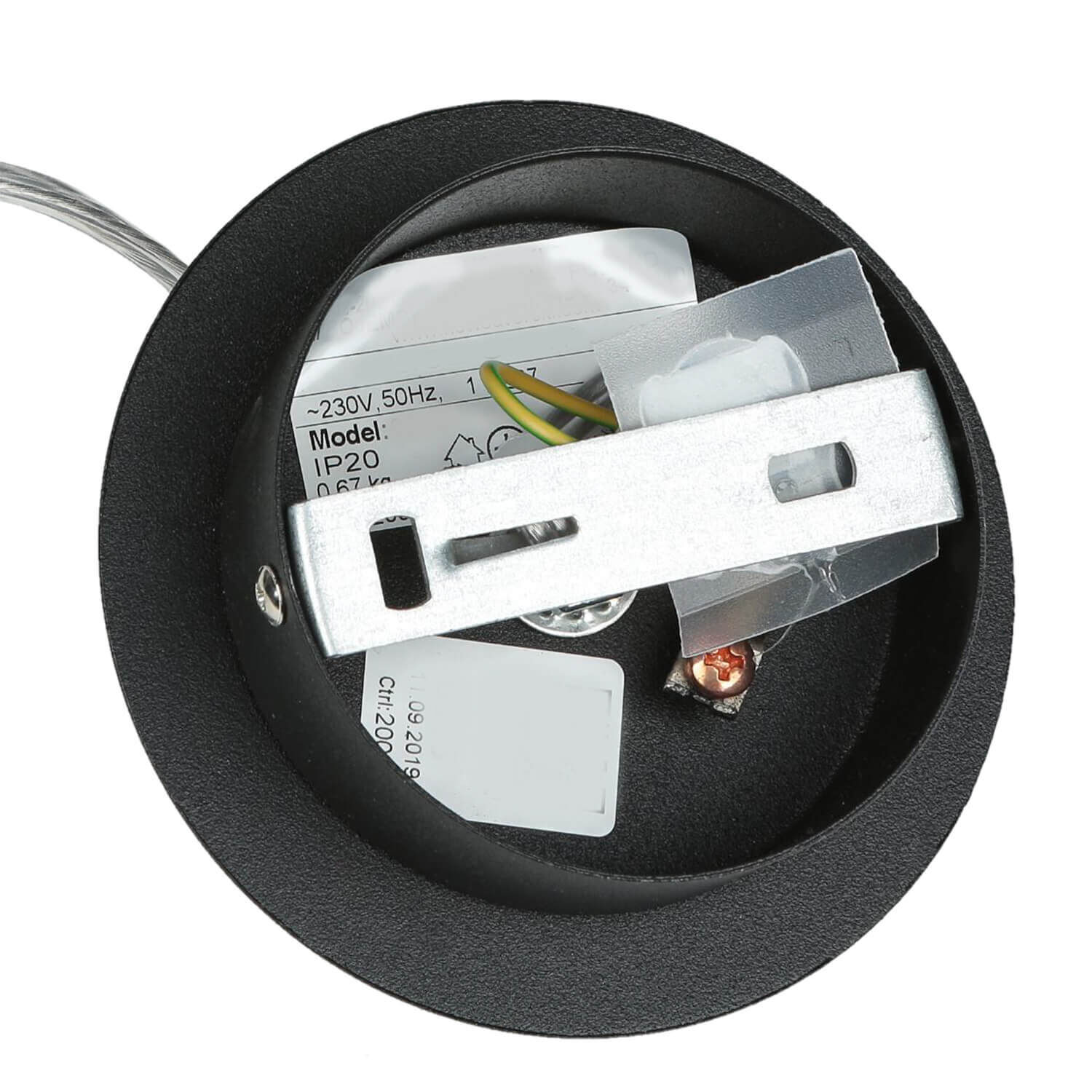 Lampe à suspendre Loft moderne en gris Lampe à suspendre Loft moderne en gris