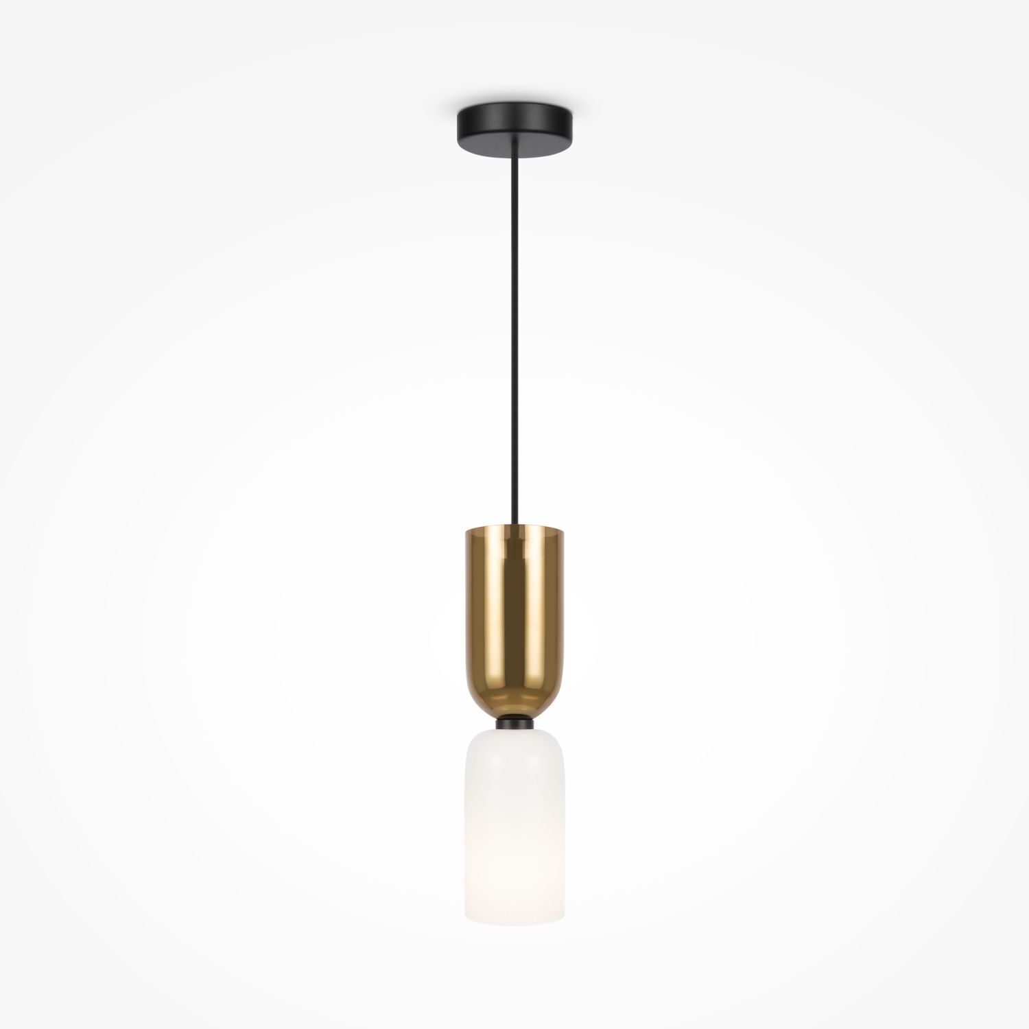 Lampe à suspendre métal verre E14 ronde D : 8 cm H : max. 232 cm