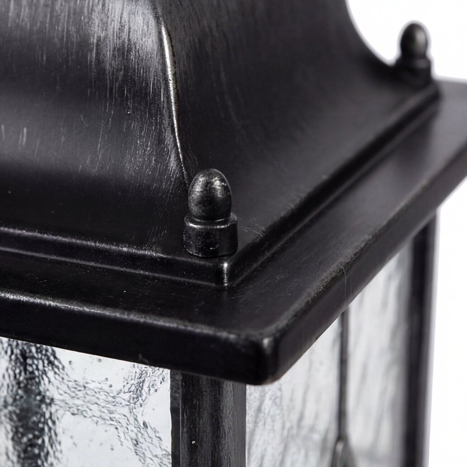 Laterne, Schwarz, Glas, Metall, Outdoor