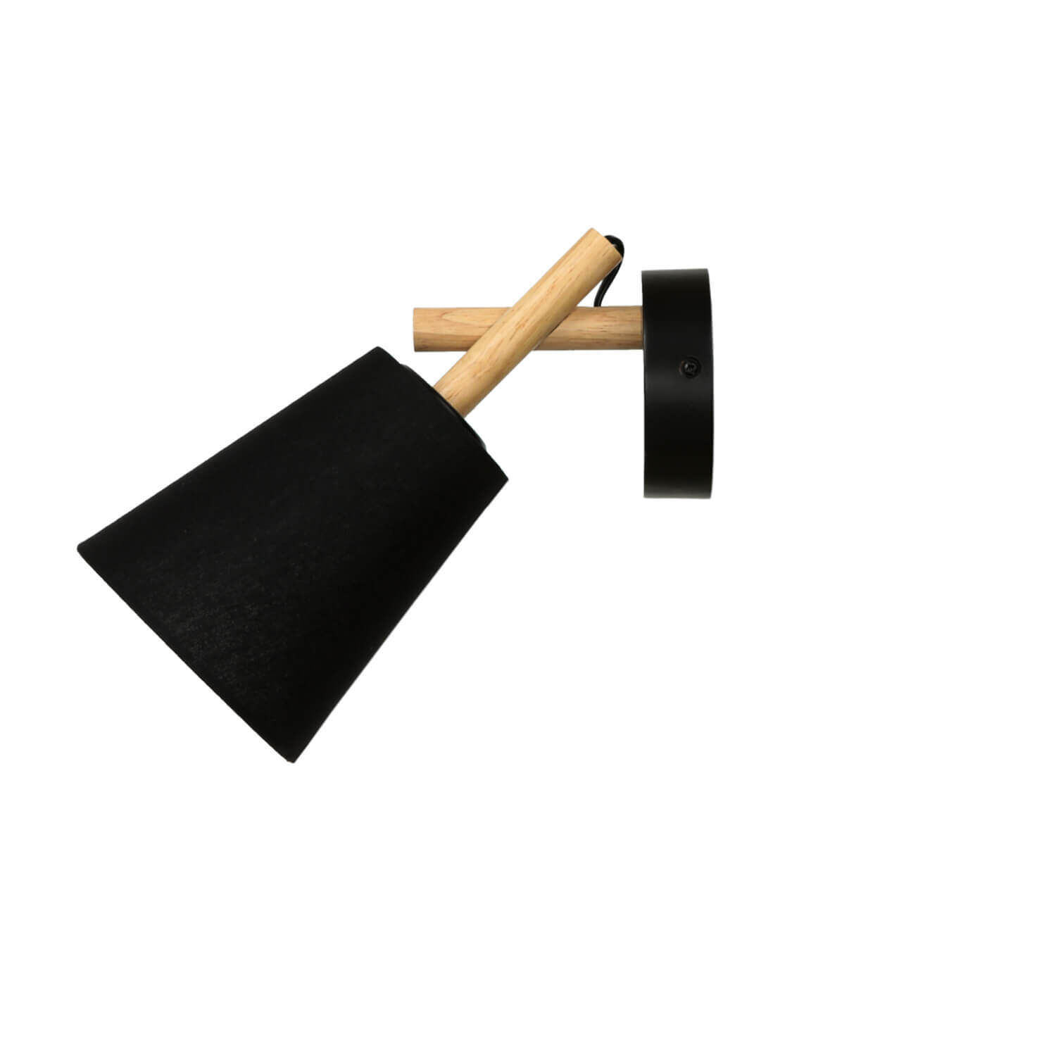 Applique murale Noir Tissu Abat-jour E27 VAIO Applique murale Noir Tissu Abat-jour E27 VAIO