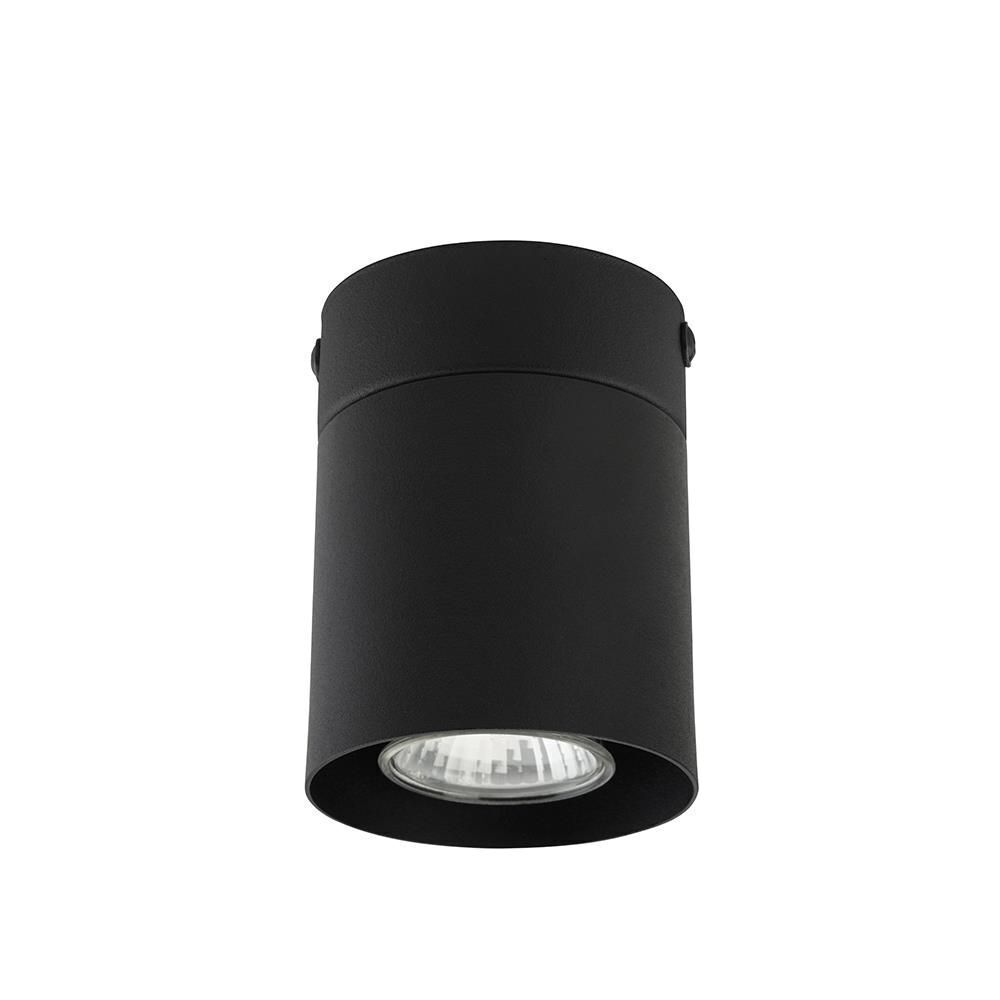 Aufbauspot Schwarz Metall GU10 akzentuiertes Licht Lampe, Beleuchtung