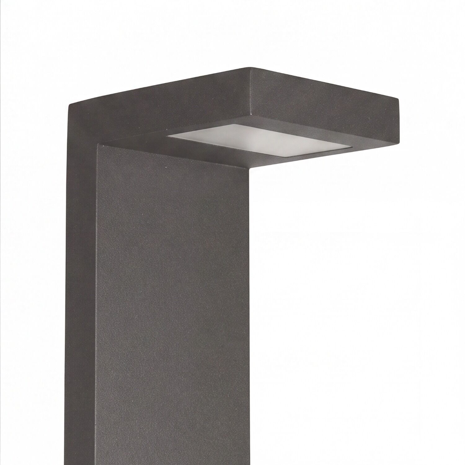 le51418-pollerleuchte-terrasse-garten-auffahrt-aussen-metall-kunststoff-modern-ip54-anthrazit-grau-04 Außenleuchte, Wandleuchte, Stahl, schwarz, LED-Lampe