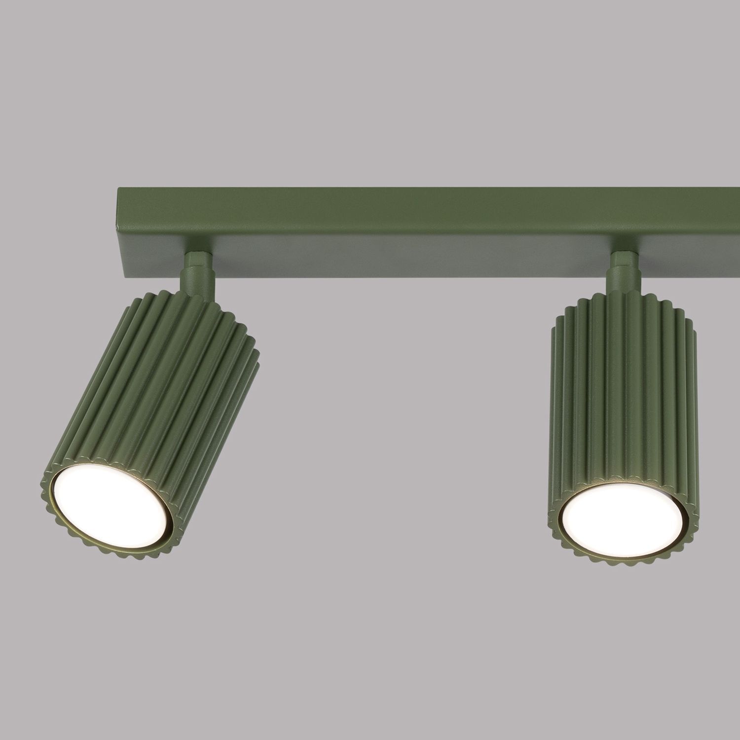 Projecteur de plafond à 3 flammes GU10 L : 45 cm Vert en aluminium