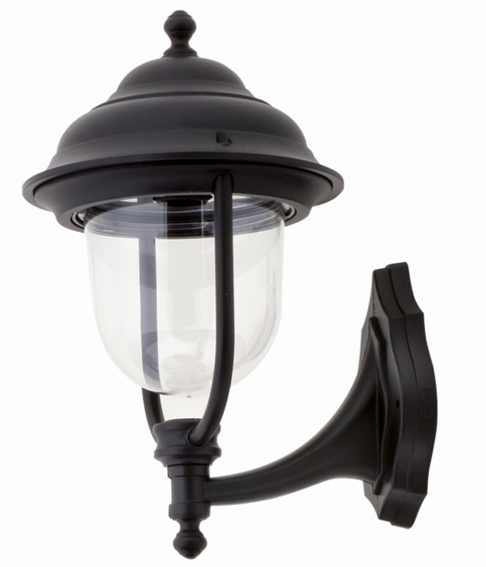 Außen Wandlampe WALJAN Aluminium IP44 Rustikal Schwarz Leuchte, Lampe