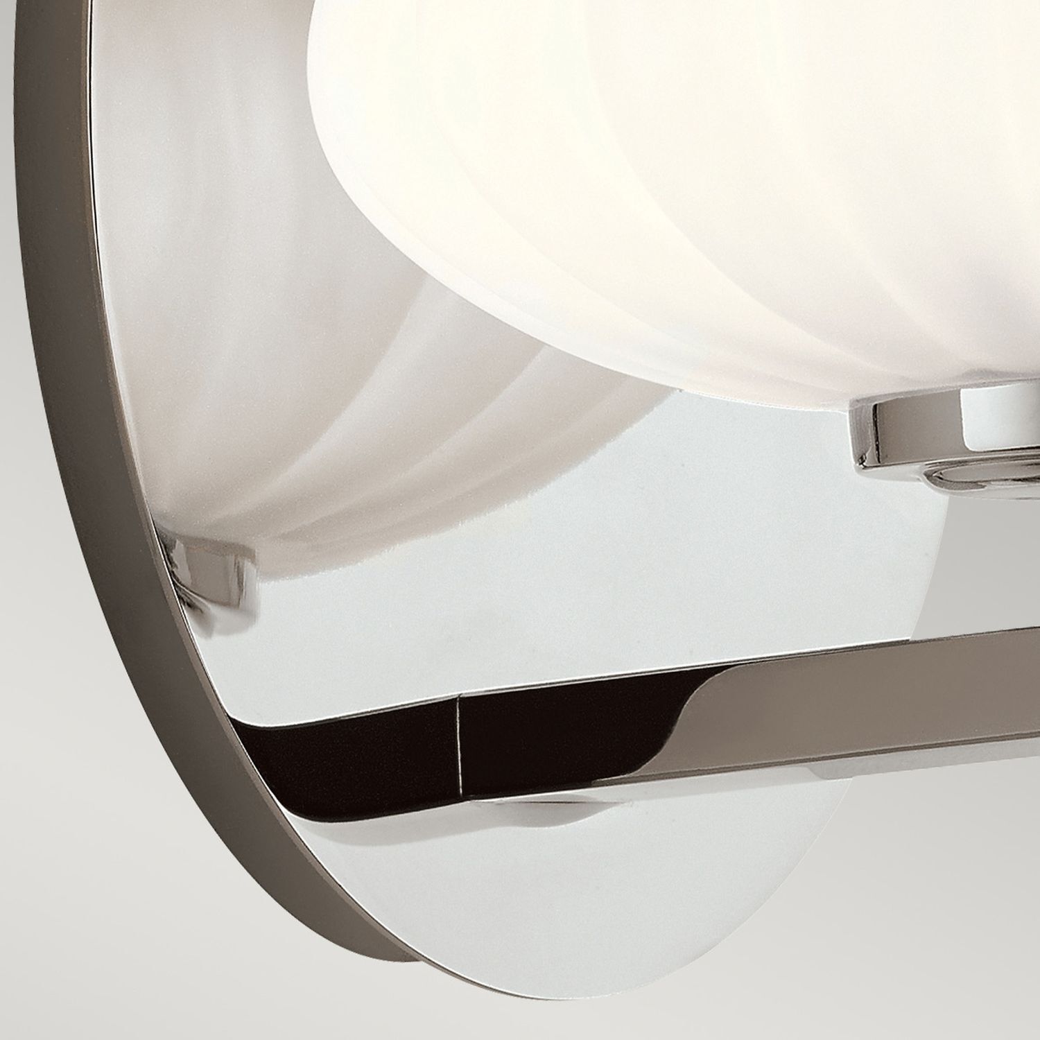 Applique murale Salle de bain LED G9 IP44 H : 20,3 cm 3000 K Chrome Blanc