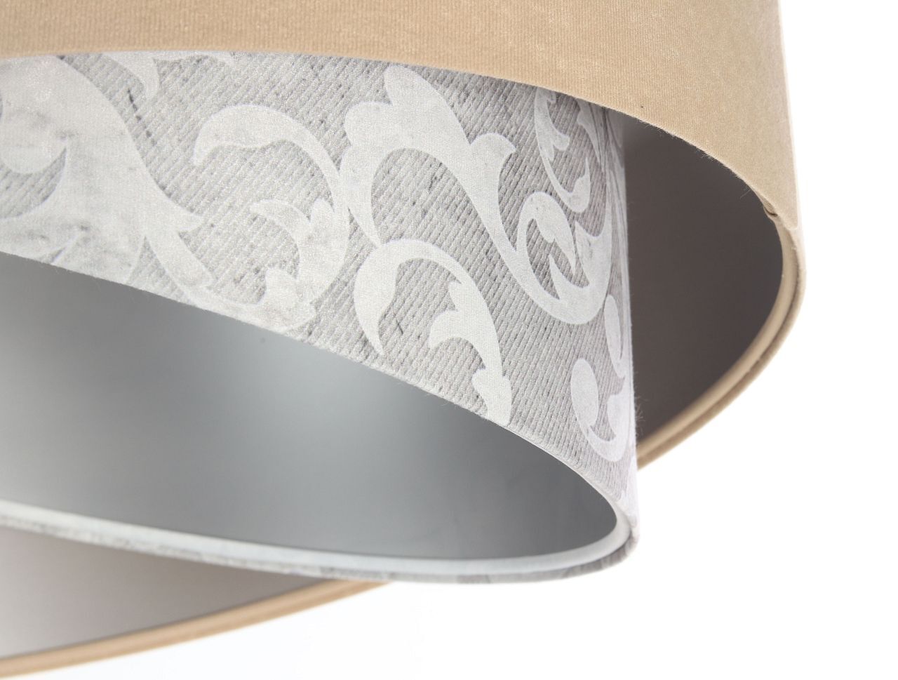 Lampe à suspendre ronde Ø 50 cm Tissu aspect velours E27 confortable Lampe, Lampenschirm