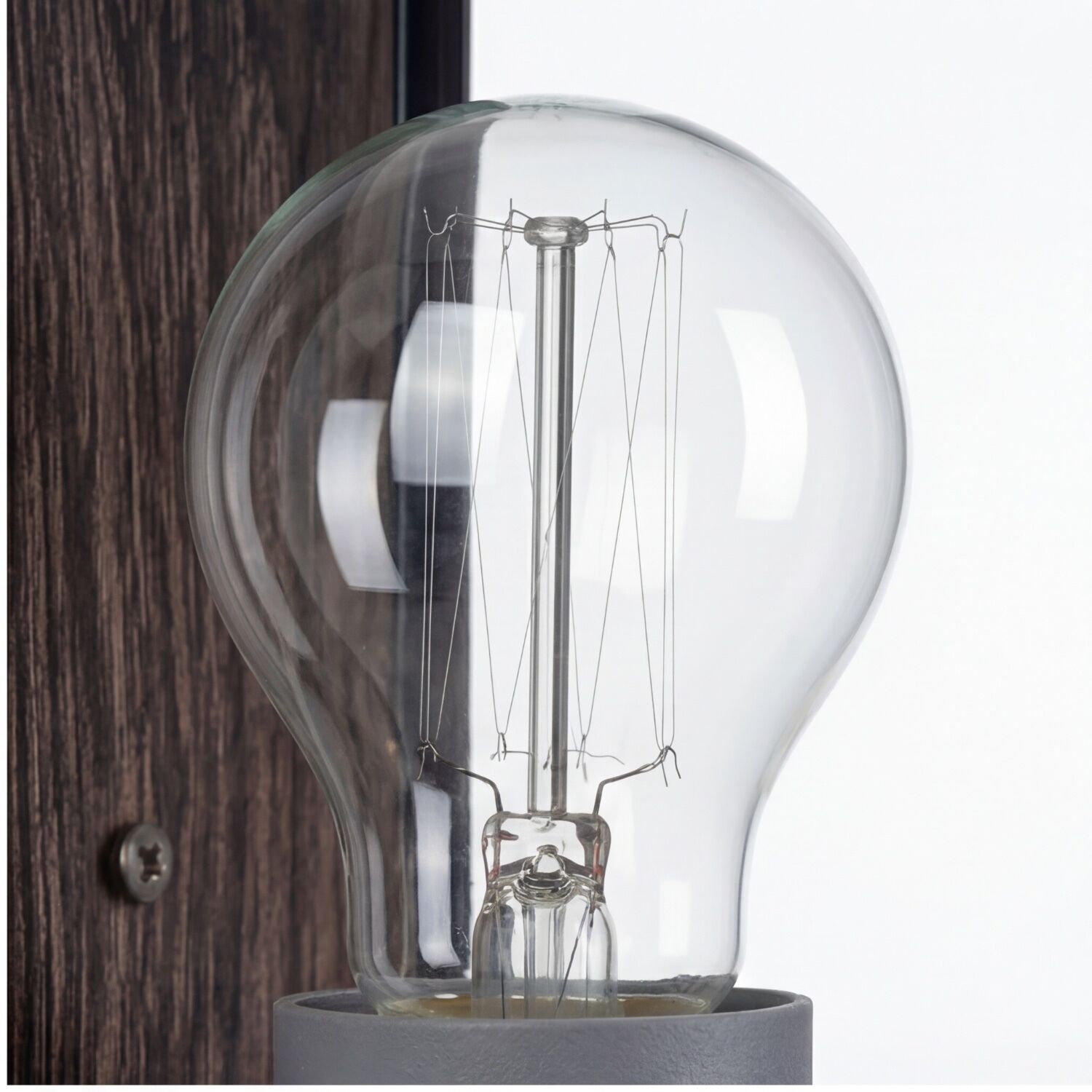 Glühbirne, Leuchtmittel, Glasglühbirne, klar, Lampenfassade