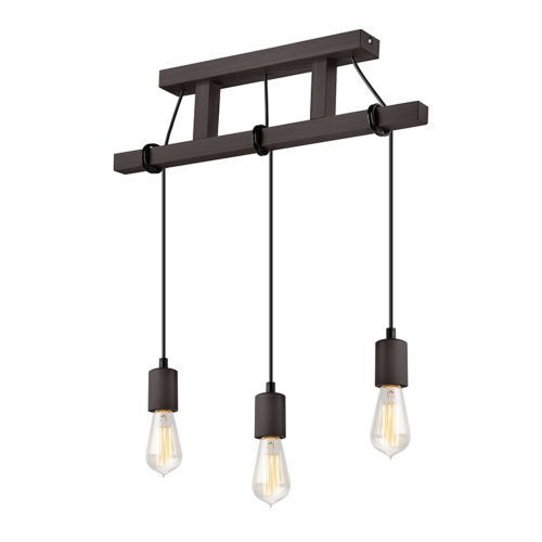 Suspension AMIDA Marron Moderne longue table à manger