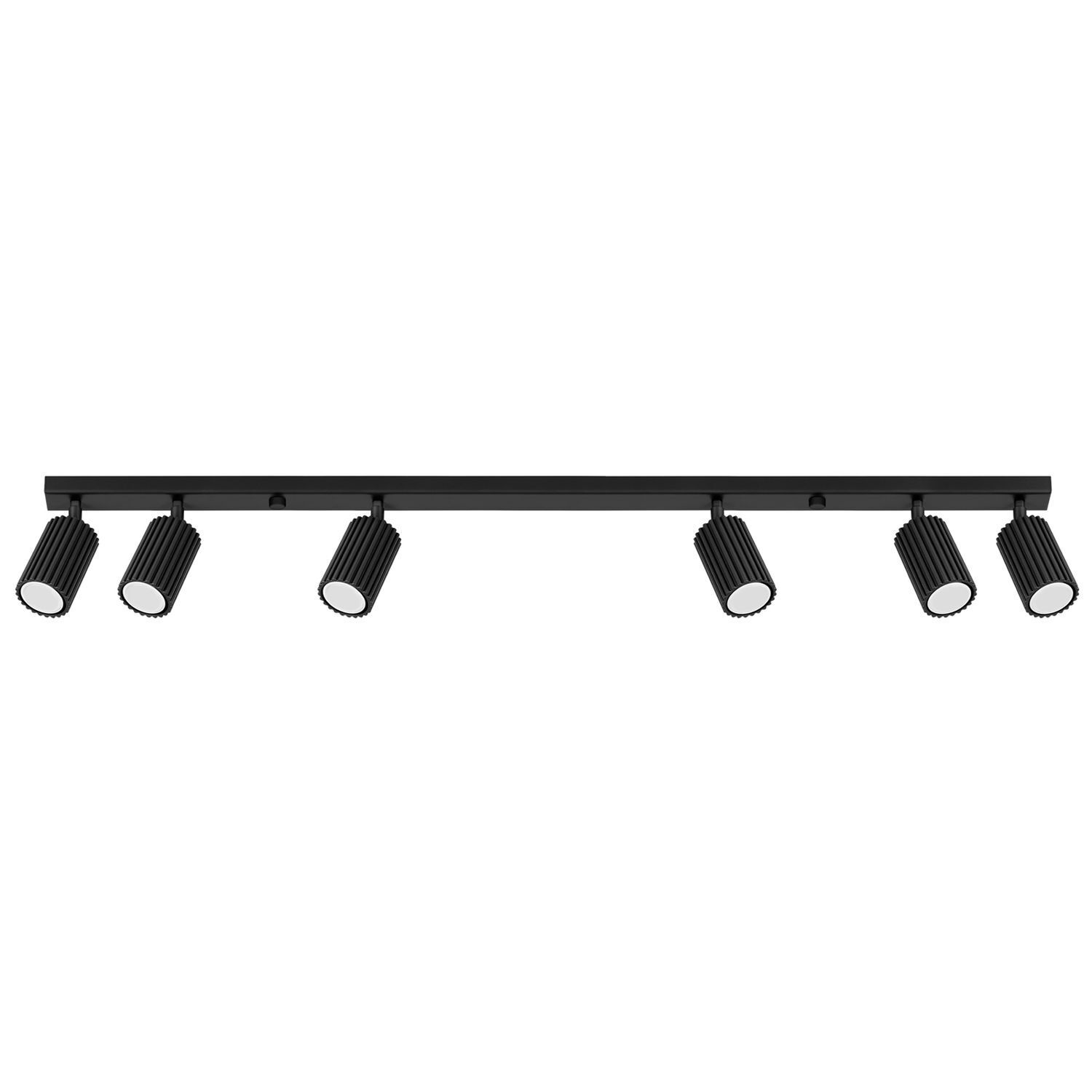 Spot de plafond noir 117 cm long flamme GU10 orientable